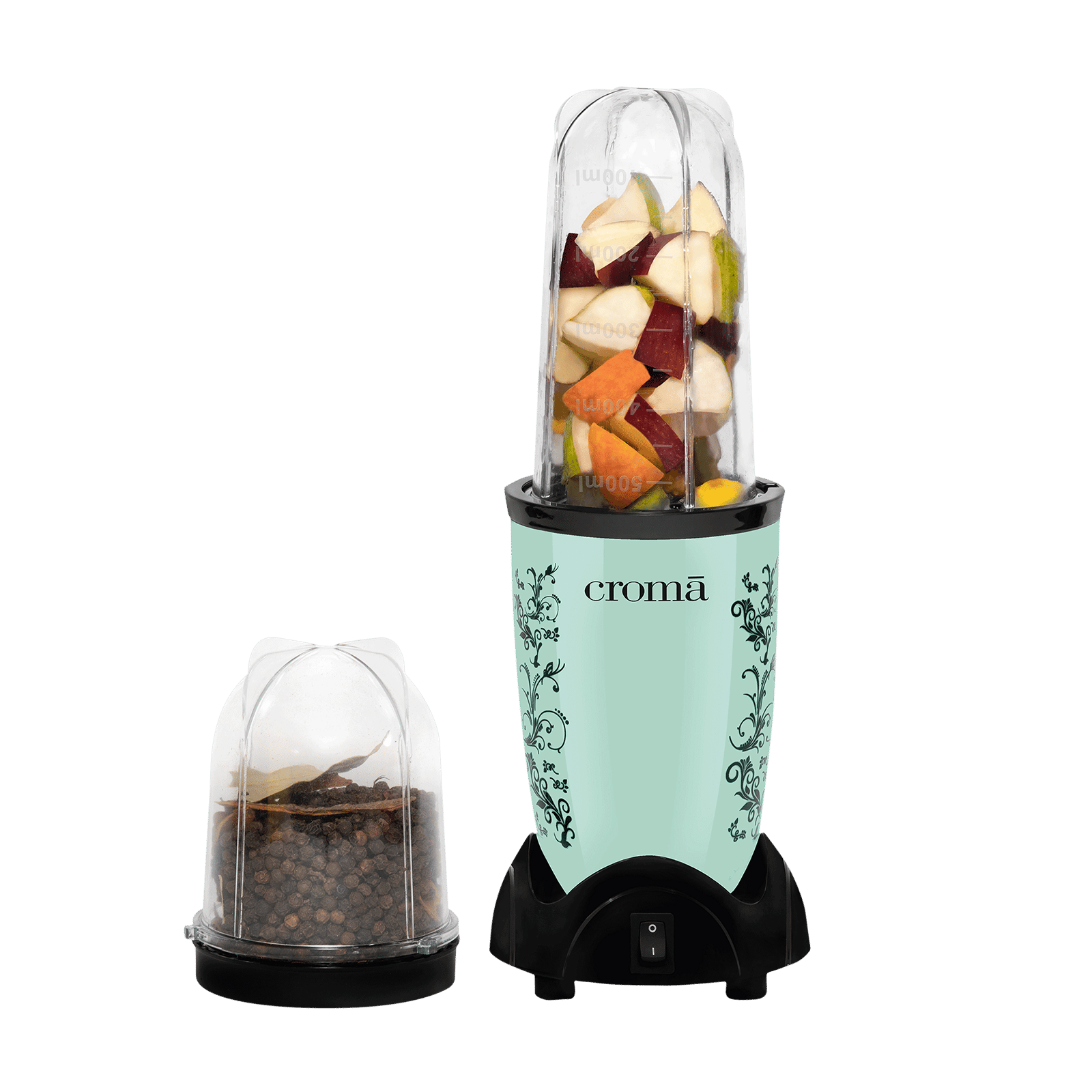 Croma Nutri 450 Watt 3 Jars Blender (3 Speed Control, Teal Green)_7