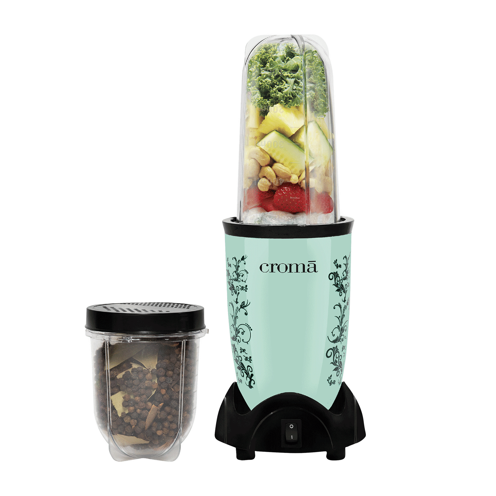Croma Nutri 450 Watt 3 Jars Blender (3 Speed Control, Teal Green)_8