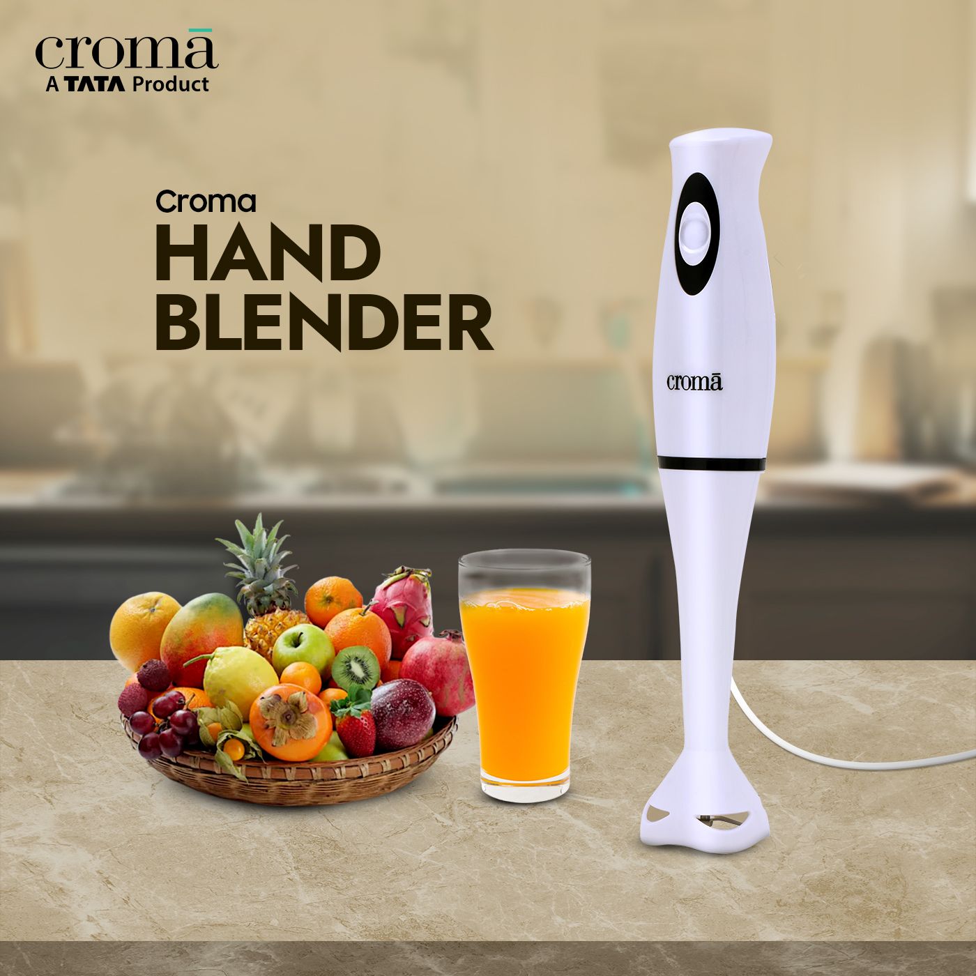 Croma 200 Watt Hand Blender (Thermal Overload Protection, White) Croma 200 Watt Hand Blender (Thermal Overload Protection, White)_11