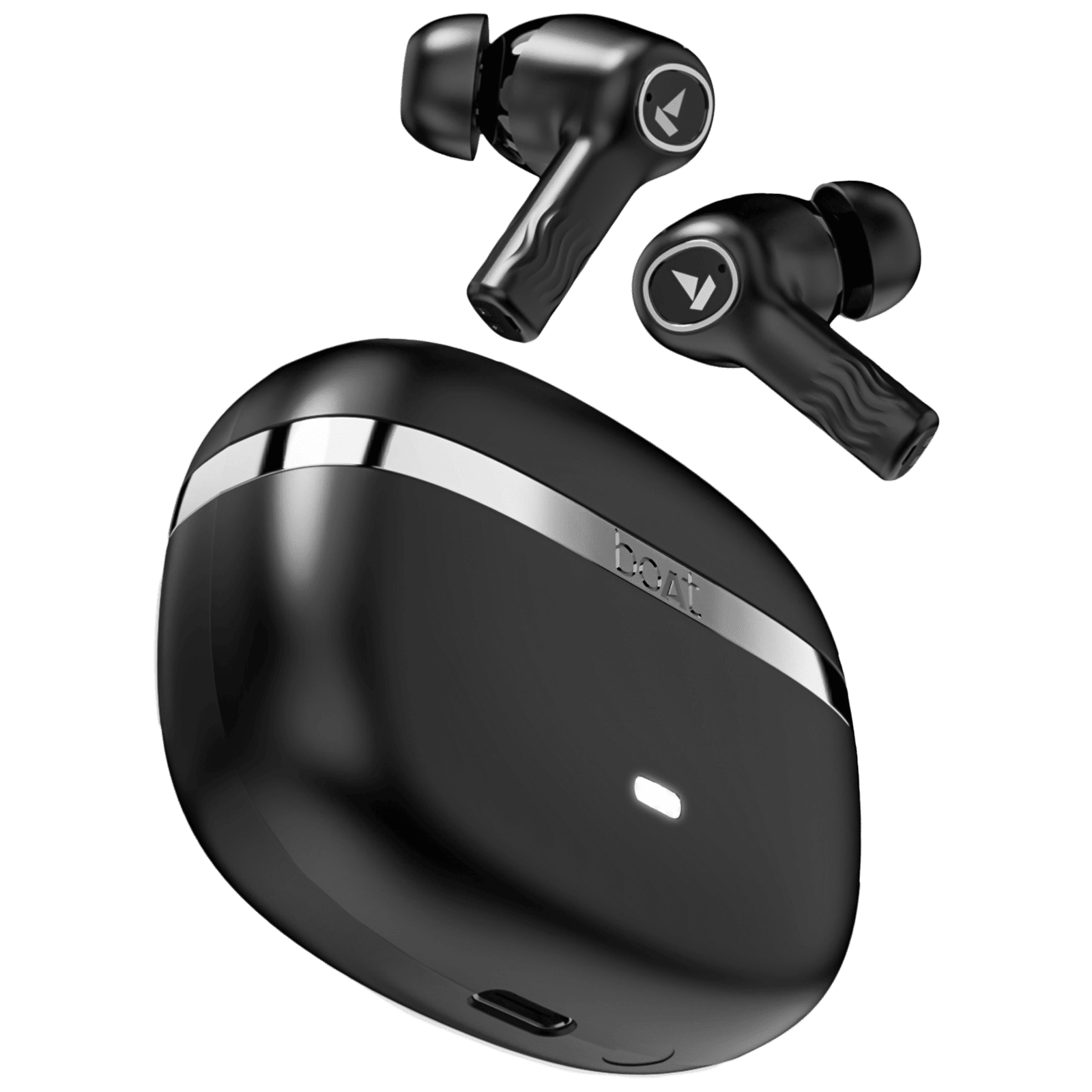 boAt Nirvana Ion TWS Earbuds with Environmental Noise Cancellation (IPX4 Water Resistant, 120 Hours Playback, Charcoal Black)_1
