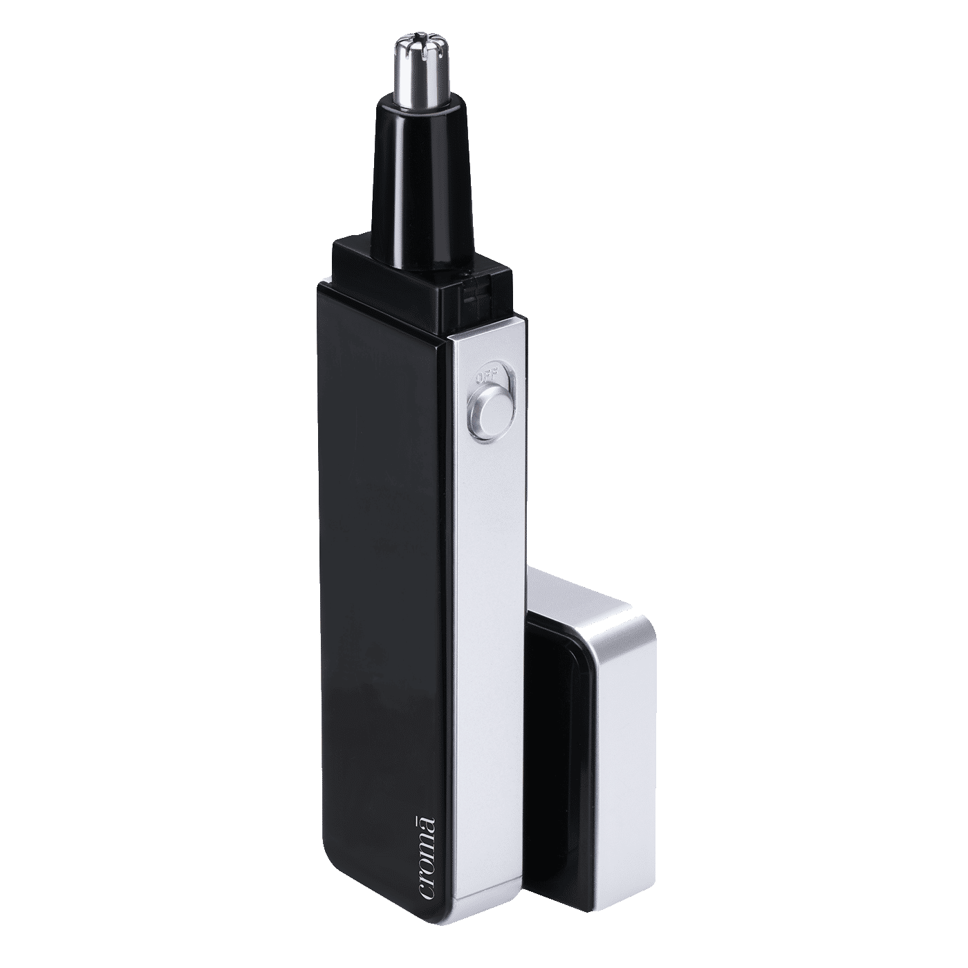 Croma Cordless Dry Trimmer for Nose Eyebrows & Ears for Men & Women (120 min High Speed Motor, Black) Croma Cordless Dry Trimmer for Nose Eyebrows & Ears for Men & Women (120 min High Speed Motor, Black)_1