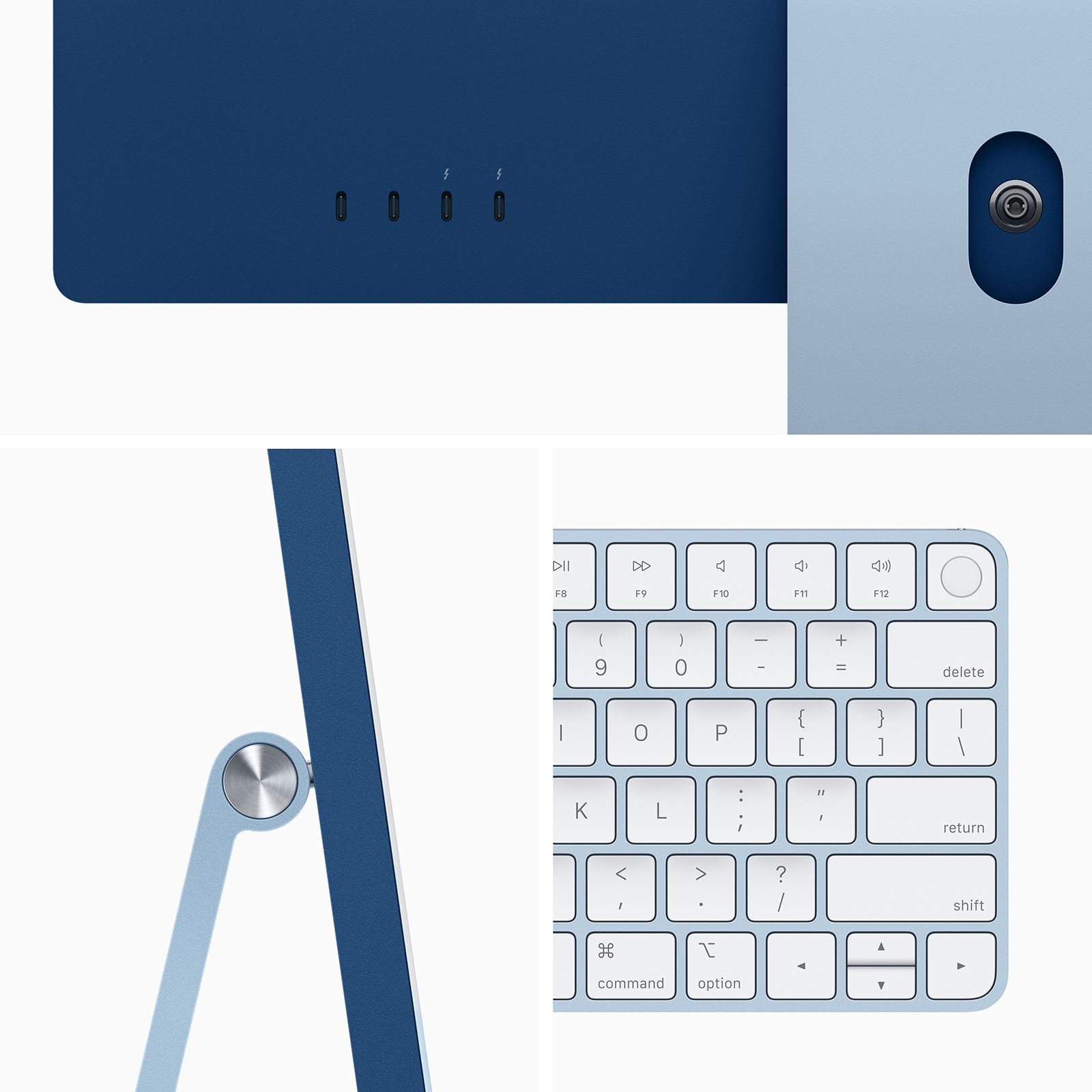 Apple iMac 24 Inch 4.5K Retina Display 2023 (M3 Chip, 8GB, 256GB, macOS, Blue) Apple iMac 24 Inch 4.5K Retina Display 2023 (M3 Chip, 8GB, 256GB, macOS, Blue)_3