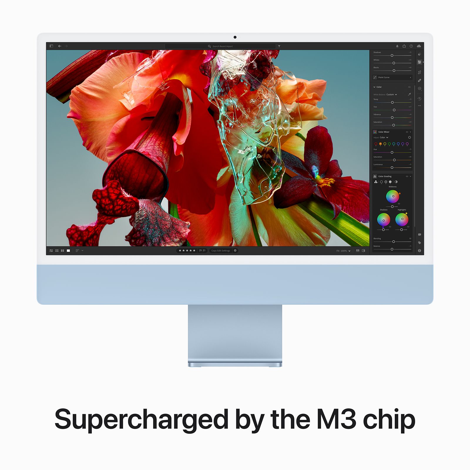Apple iMac 24 Inch 4.5K Retina Display 2023 (M3 Chip, 8GB, 256GB, macOS, Blue) Apple iMac 24 Inch 4.5K Retina Display 2023 (M3 Chip, 8GB, 256GB, macOS, Blue)_4