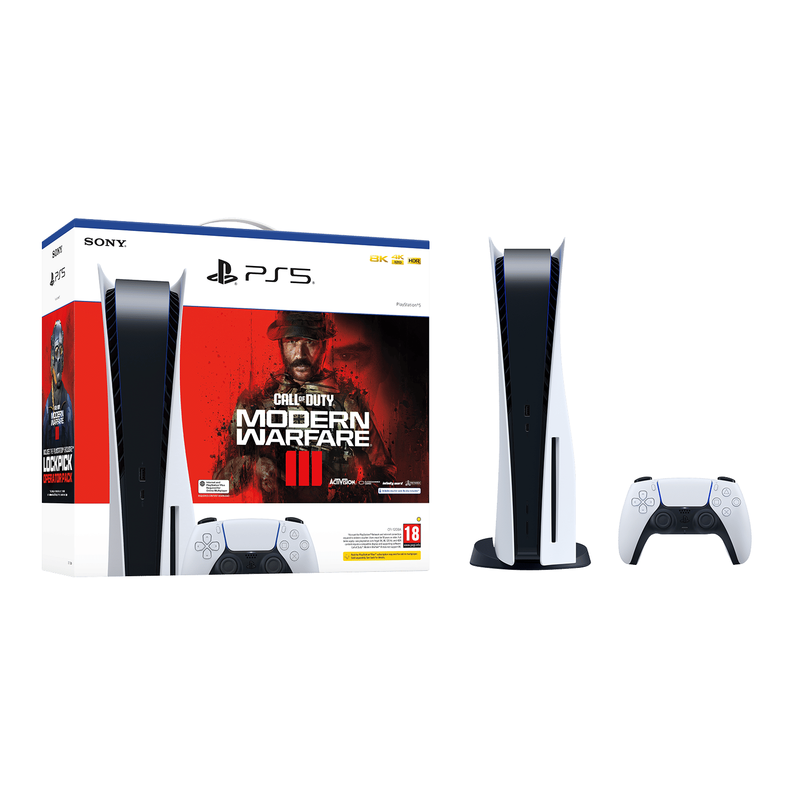 SONY PlayStation 5 825GB SSD Disc Edition Gaming Console With Call of Duty Modern Warfare III Bundle (White)_1