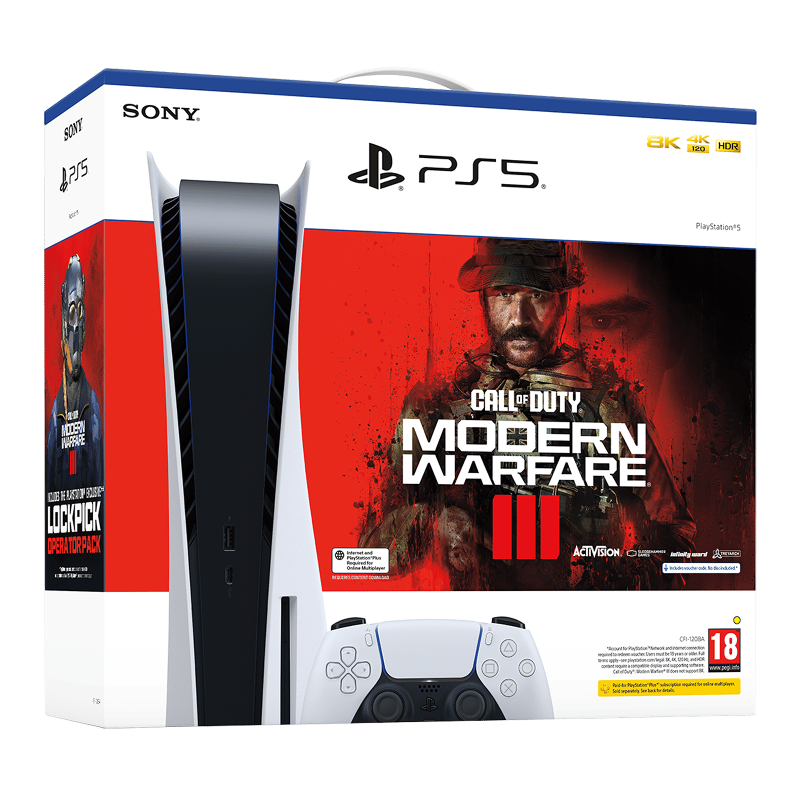SONY PlayStation 5 825GB SSD Disc Edition Gaming Console With Call of Duty Modern Warfare III Bundle (White)_3