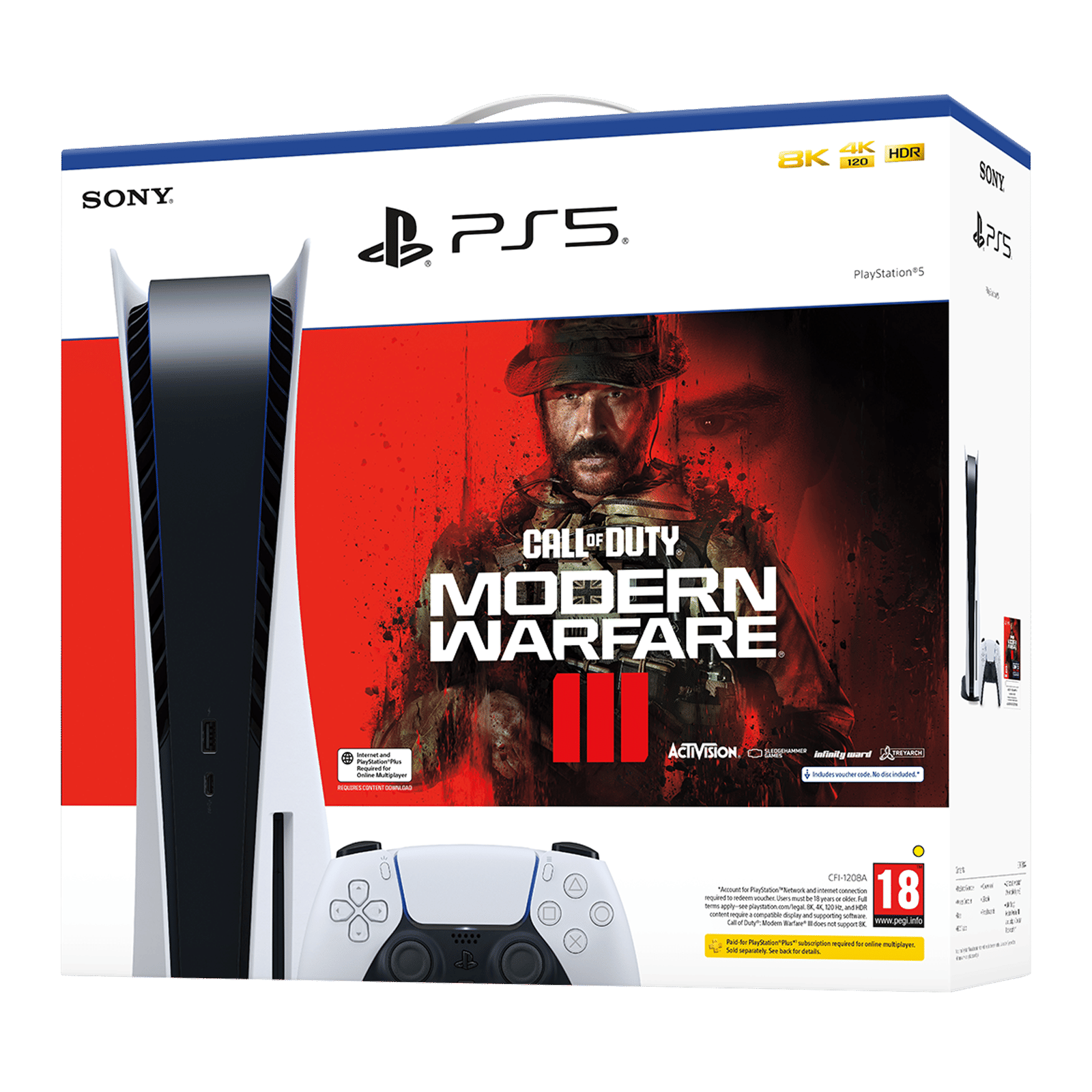 SONY PlayStation 5 825GB SSD Disc Edition Gaming Console With Call of Duty Modern Warfare III Bundle (White)_4
