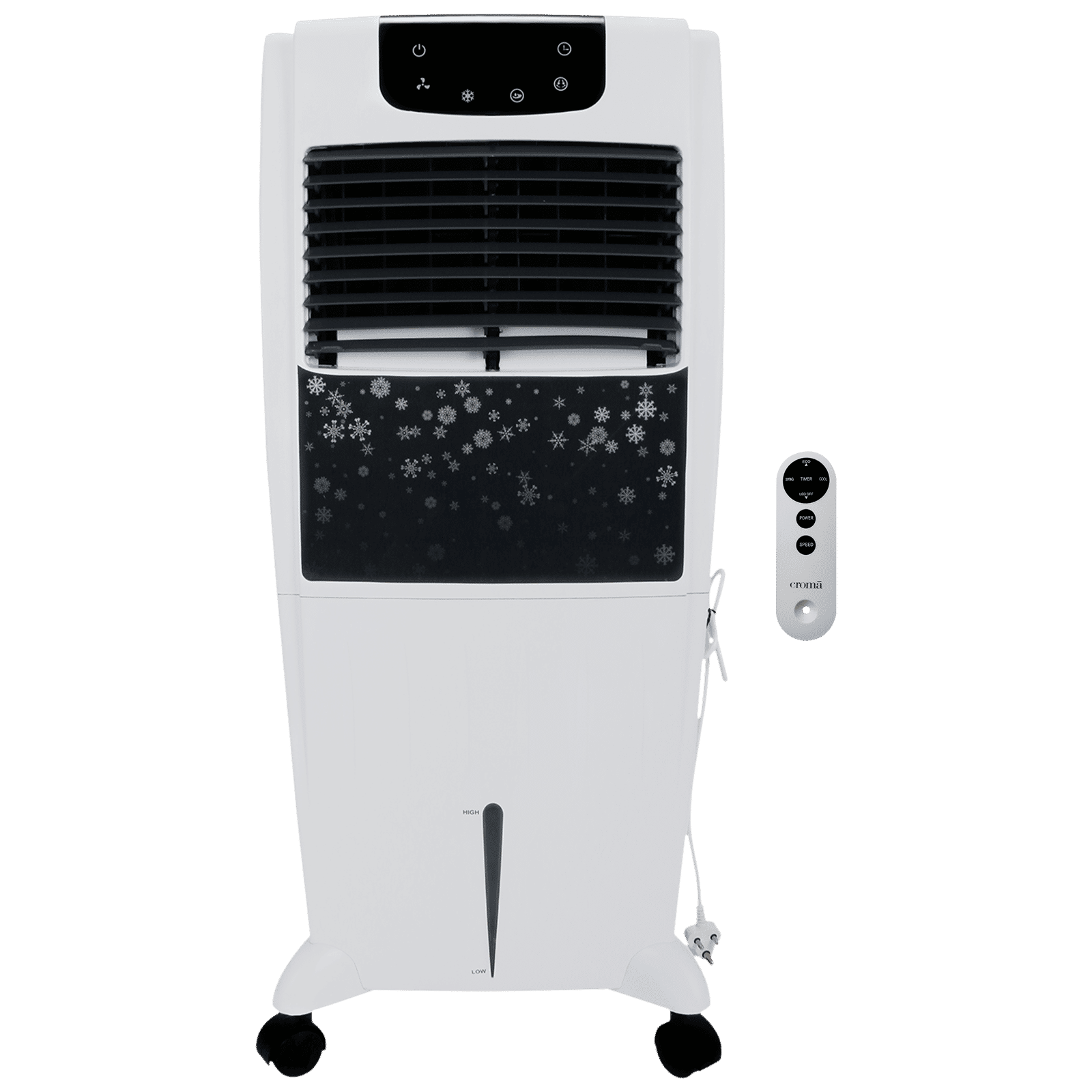 Croma 35 Litres Personal Air Cooler with Remote (Dust & Mosquito Filter, White)_1