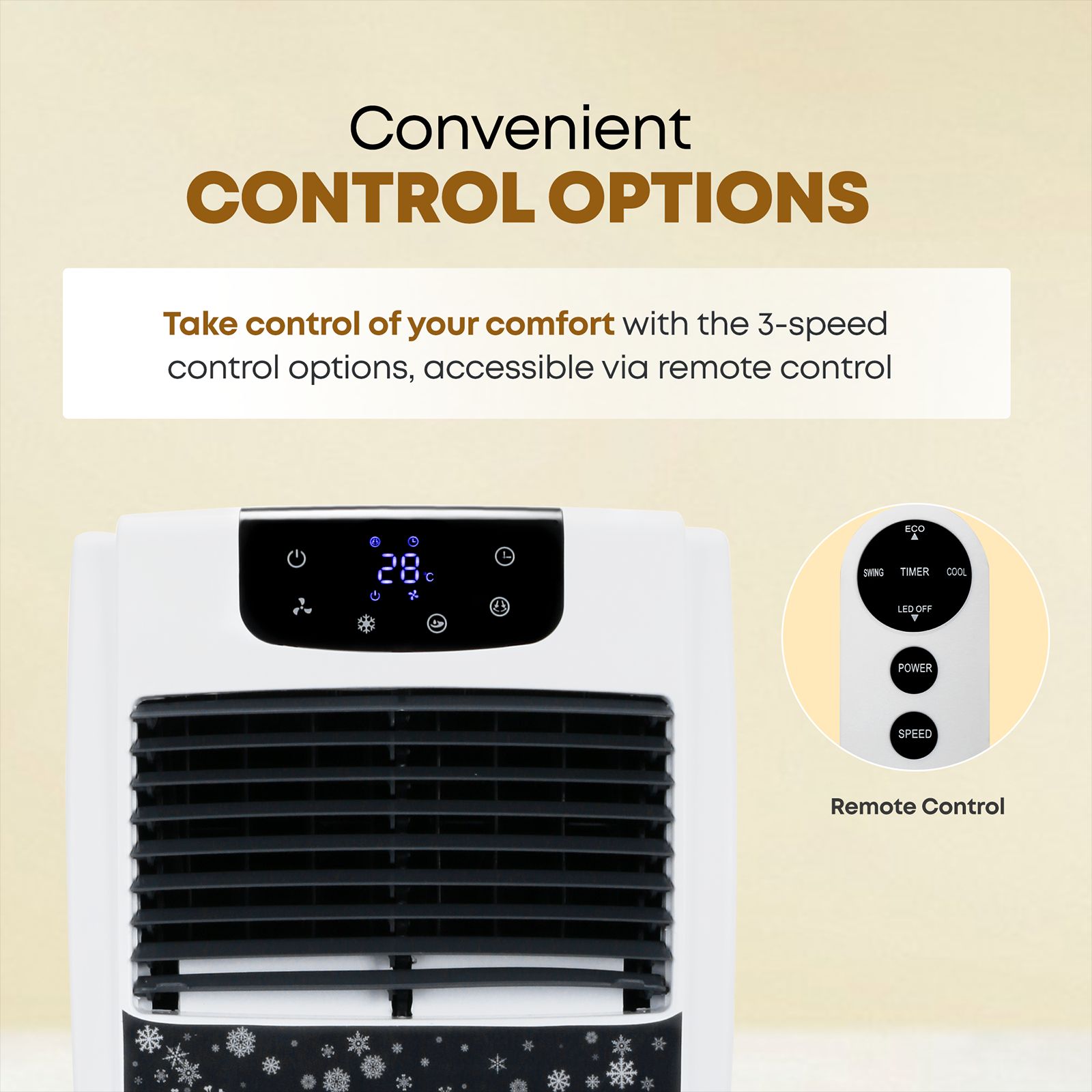Croma 35 Litres Personal Air Cooler with Remote (Dust & Mosquito Filter, White)_14
