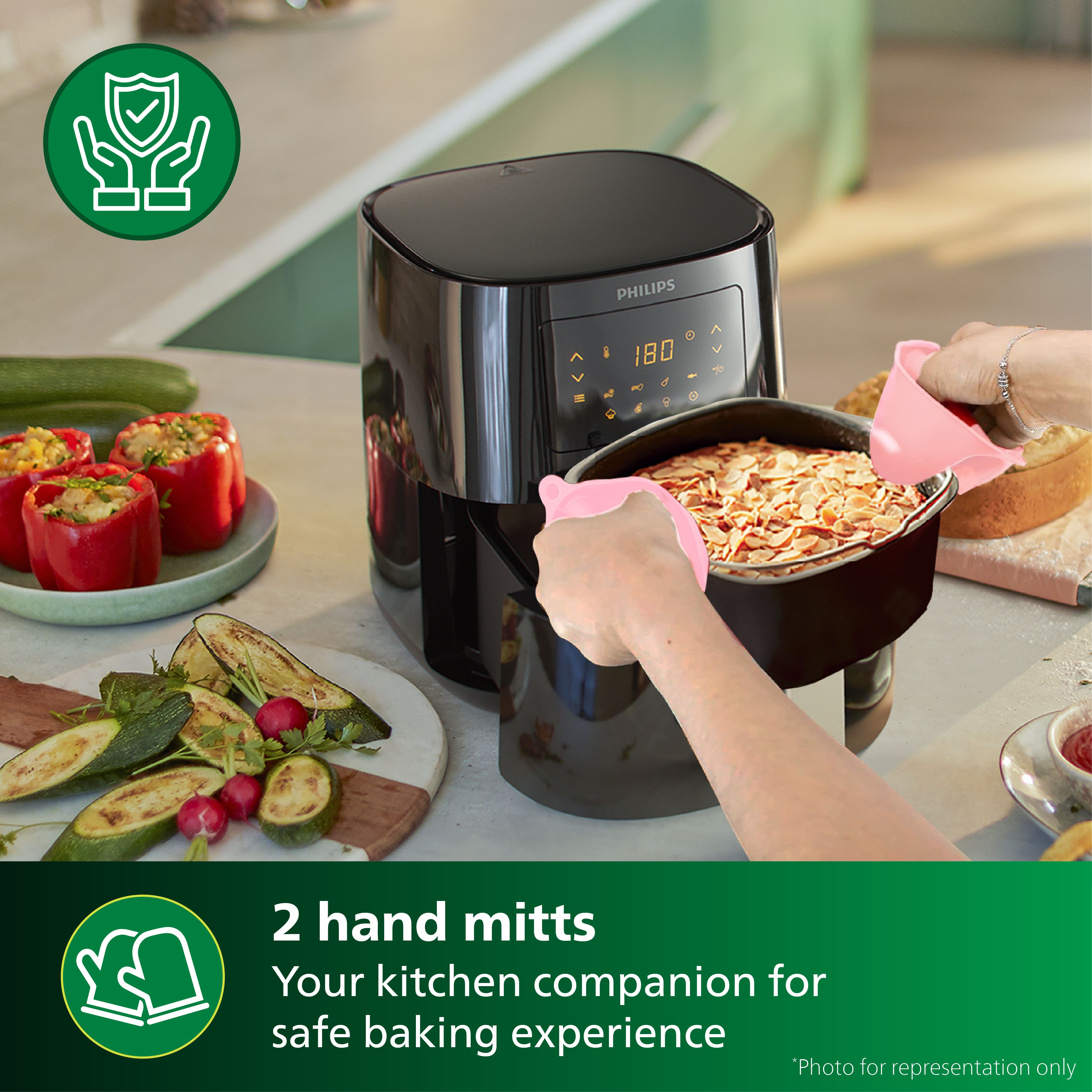 PHILIPS HD9835 Pizza Kit For Airfryer (Dishwasher Safe, HD9835/01, Multicolour) PHILIPS HD9835 Pizza Kit For Airfryer (Dishwasher Safe, HD9835/01, Multicolour)_3