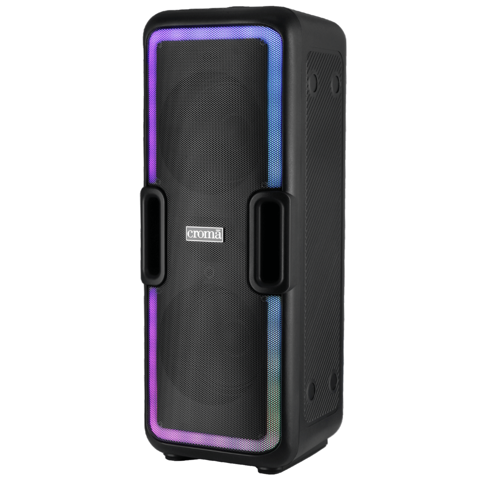 Croma 50W Bluetooth Party Speaker with Mic (Lightweight, Stereo Channel, Black)_5