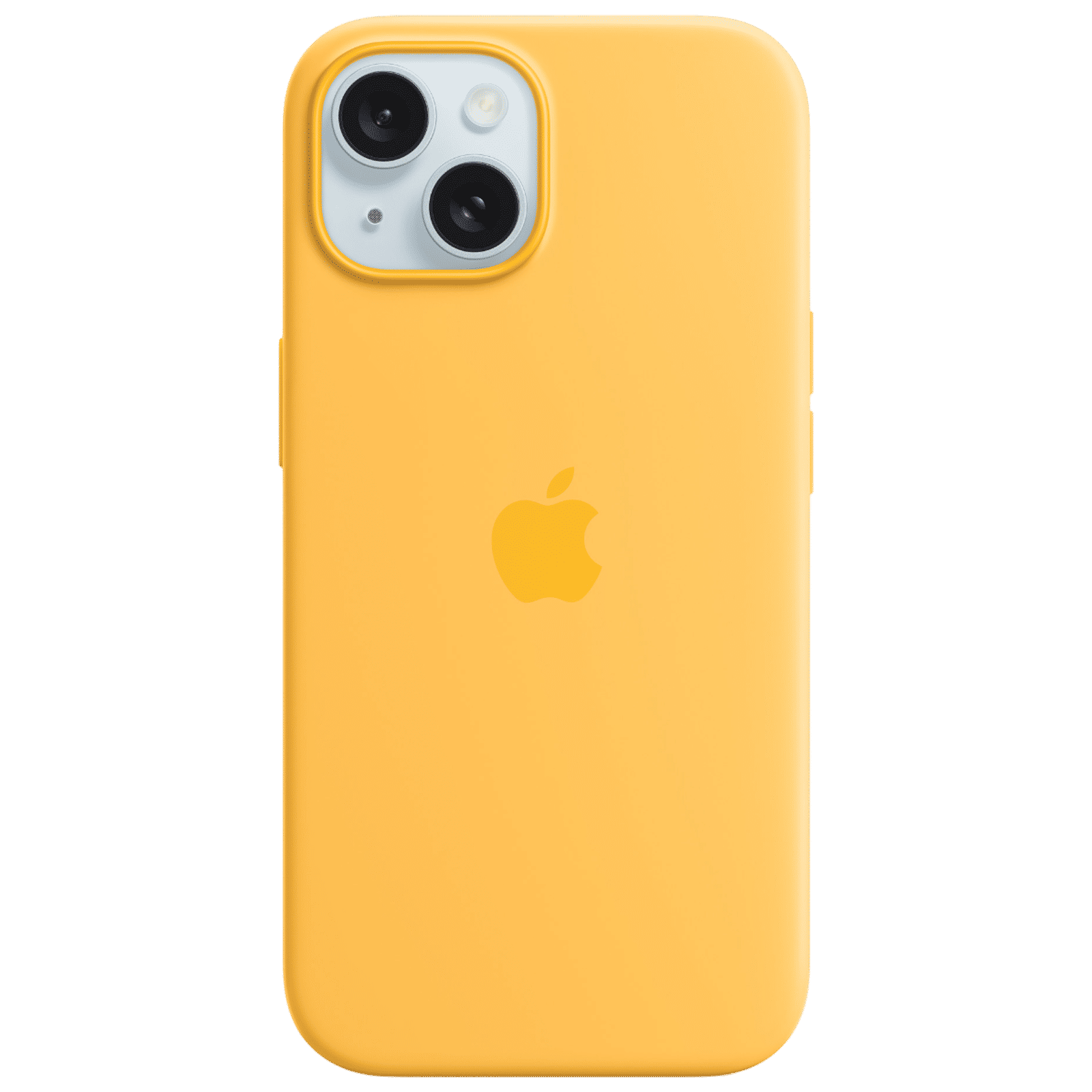 Apple Soft Silicone Back Cover for Apple iPhone 15 Plus(Supports Wireless Charging, Sunshine) Apple Soft Silicone Back Cover for Apple iPhone 15 Plus(Supports Wireless Charging, Sunshine)_2