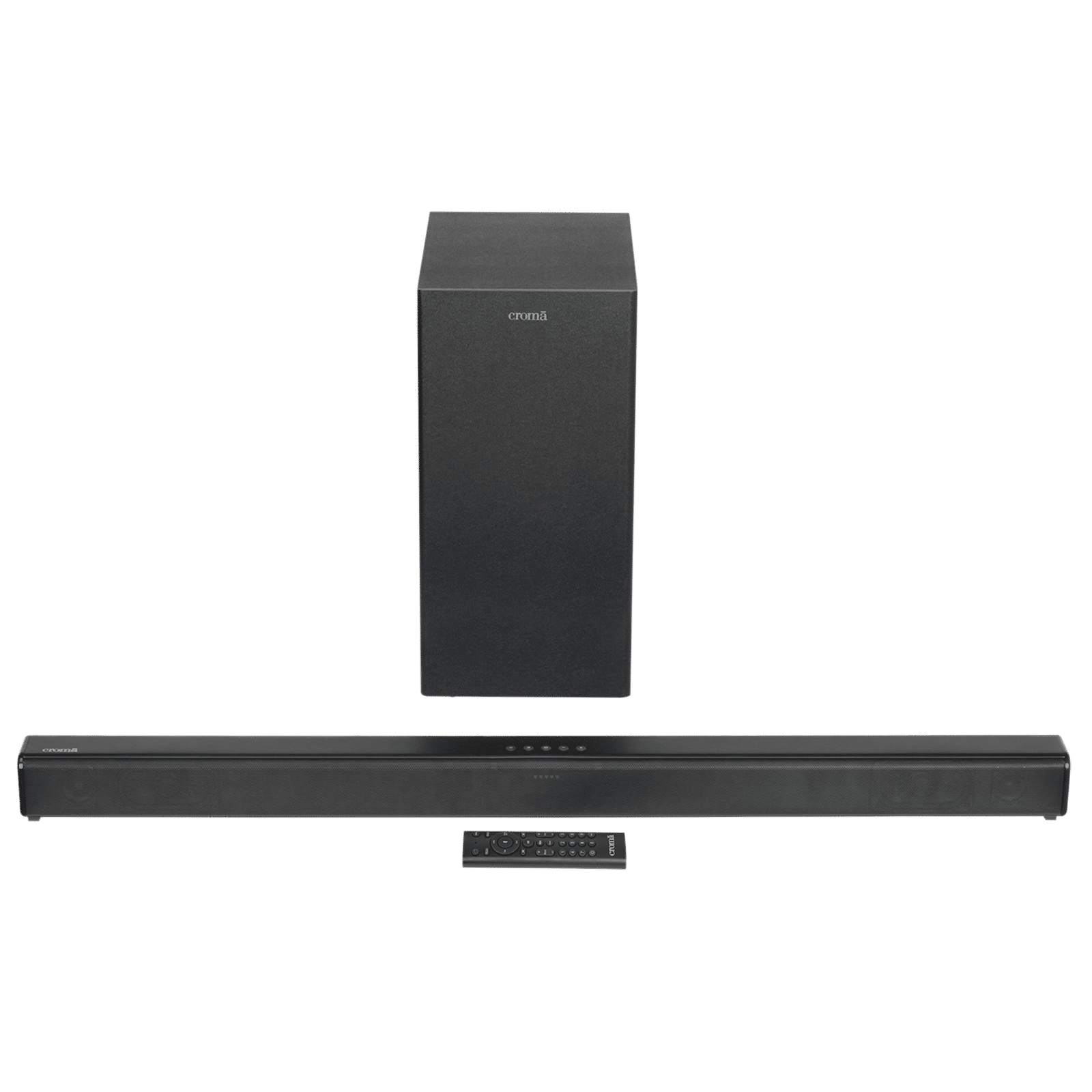 Croma 120W Soundbar with Remote (Preset EQ Modes, 2.1 Channel, Black) Croma 120W Soundbar with Remote (Preset EQ Modes, 2.1 Channel, Black)_1