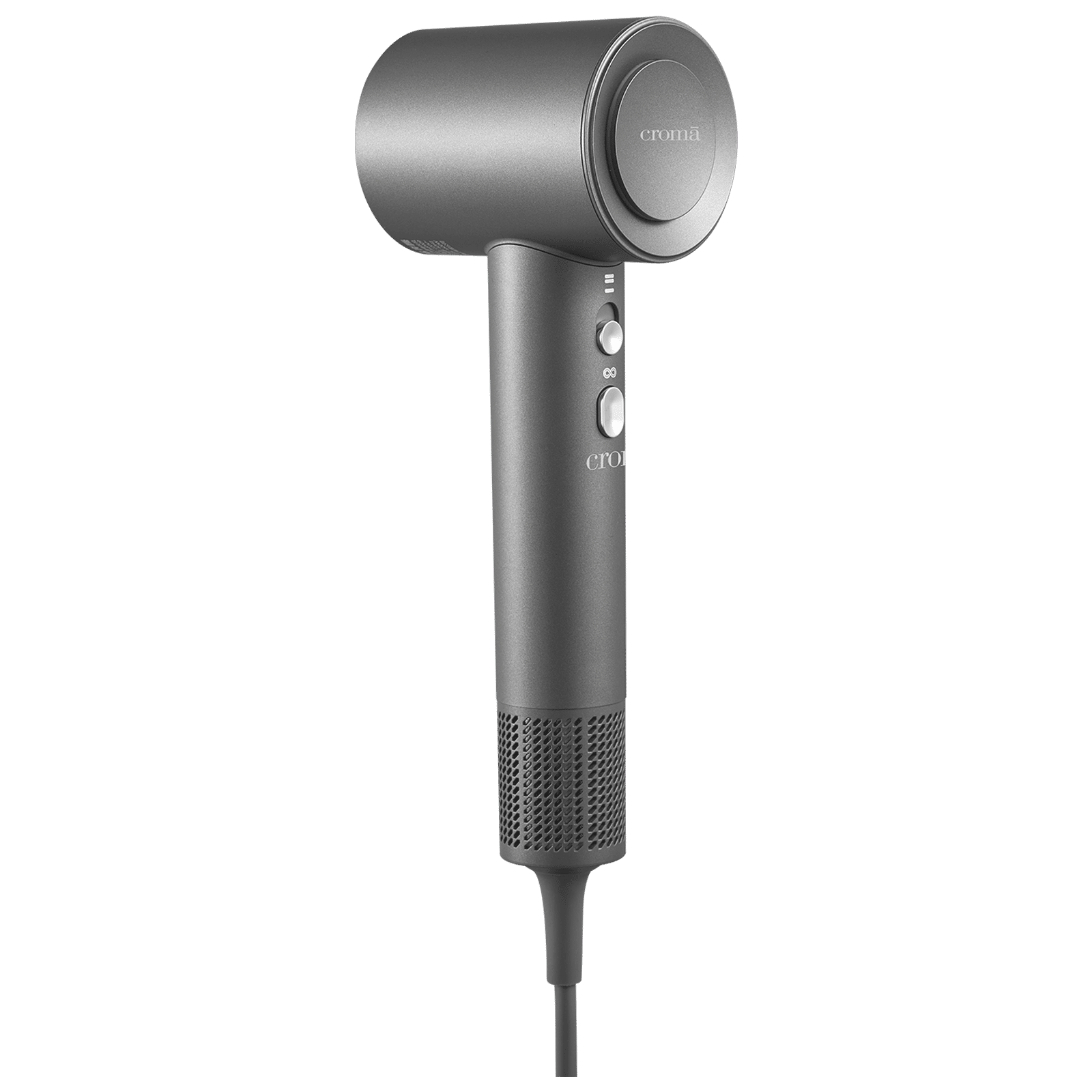 Croma Hair 1600 W Dryer with 5 Heat Settings (BLDC Motor, Grey) Croma Hair 1600 W Dryer with 5 Heat Settings (BLDC Motor, Grey)_1
