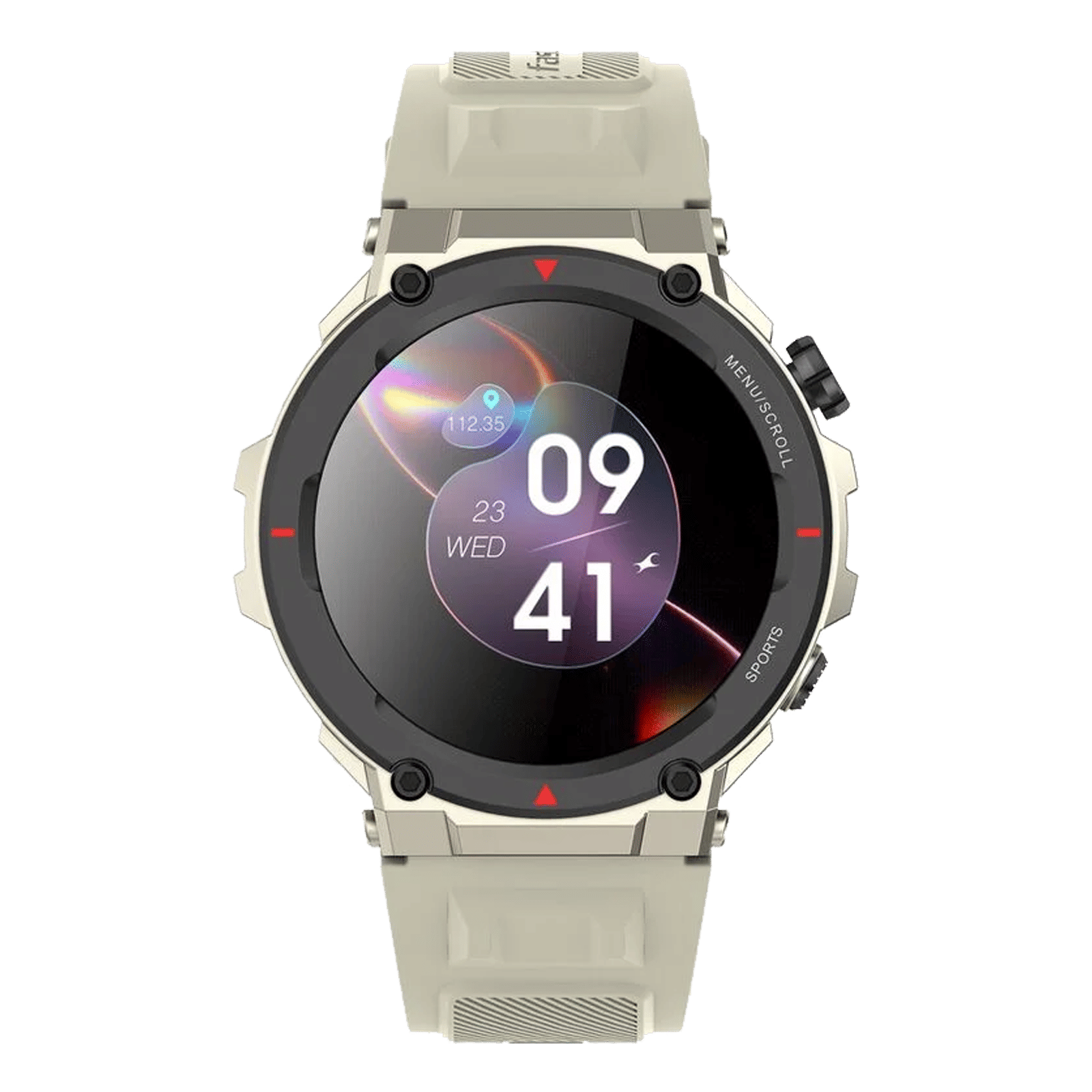 fastrack Xtreme Pro Smartwatch with Bluetooth Calling (36.3mm AMOLED Display, IP68 Water Resistant, Beige Strap) fastrack Xtreme Pro Smartwatch with Bluetooth Calling (36.3mm AMOLED Display, IP68 Water Resistant, Beige Strap)_1