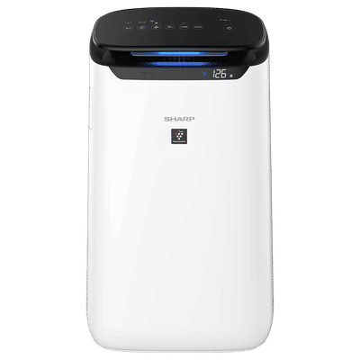 SHARP FP-J60M-W Air Purifier with Plasmacluster Ion Technology (PM 2.5 Indicator, White)