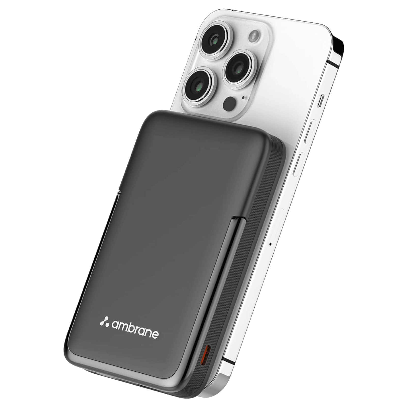 ambrane AeroSync PB 11 10000 mAh 22.5W Fast Charging Power Bank (1 Type C & 1 Type A Ports, MagSafe Compatible, Black) ambrane AeroSync PB 11 10000 mAh 22.5W Fast Charging Power Bank (1 Type C & 1 Type A Ports, MagSafe Compatible, Black)_1