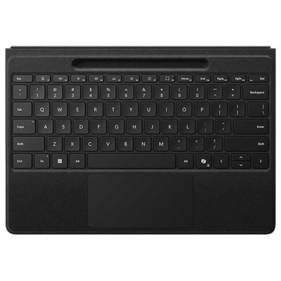 Microsoft EP2-01740 Bluetooth Keyboard for Surface Pro (11th Gen) with Built-in Pen Storage (78 Backlit Keys, Black)