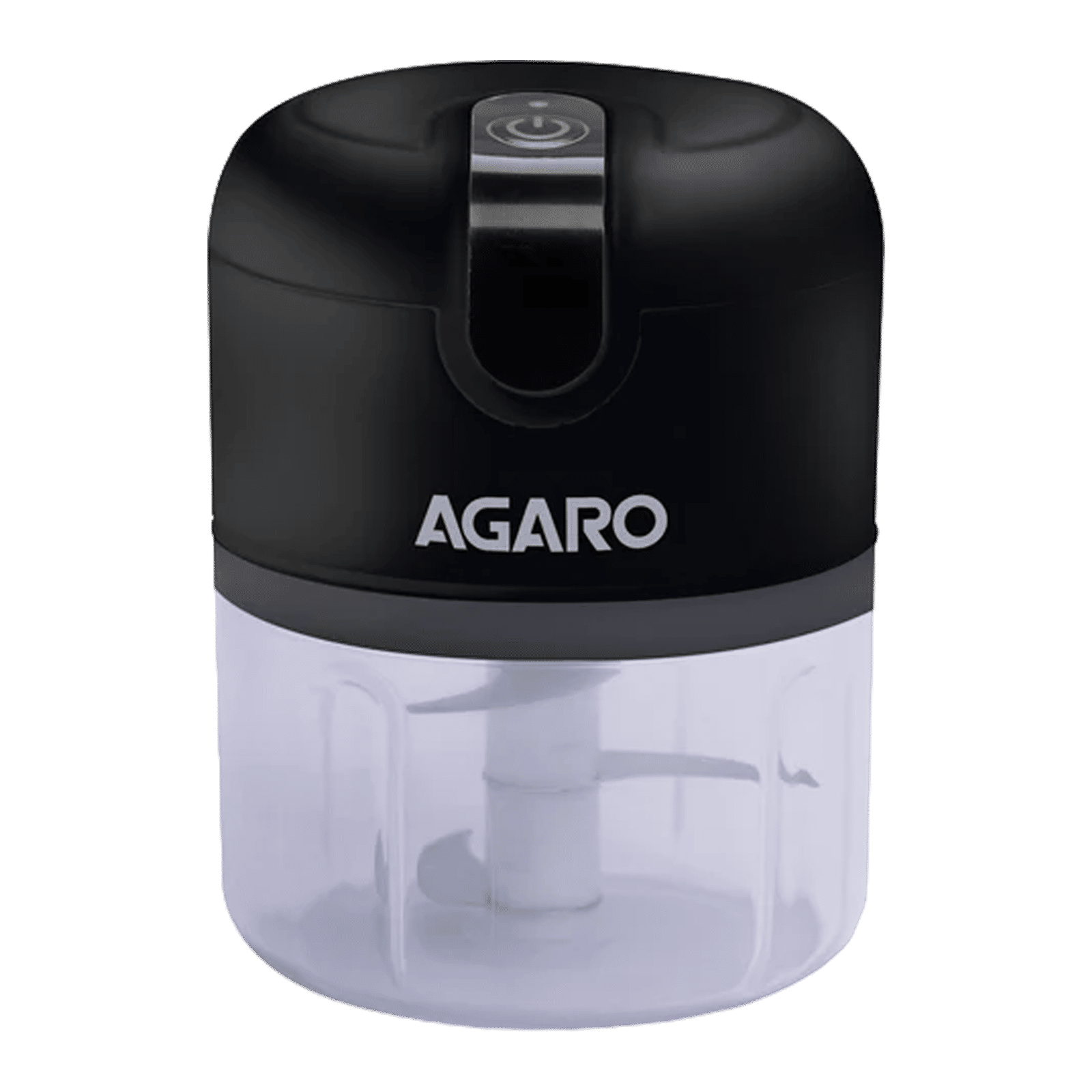 AGARO Elite 30W Vegetable & Fruit Chopper with 3 Blades (Black)_1