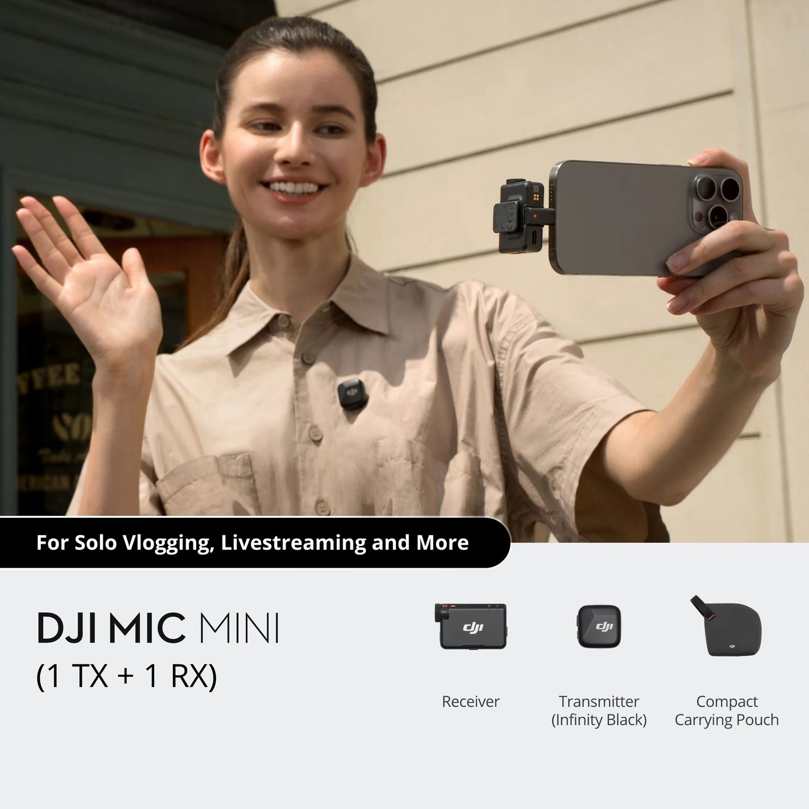 DJI Mic Mini 2 Wireless Microphone with Charging Case (Black) DJI Mic Mini 2 Wireless Microphone with Charging Case (Black)_5