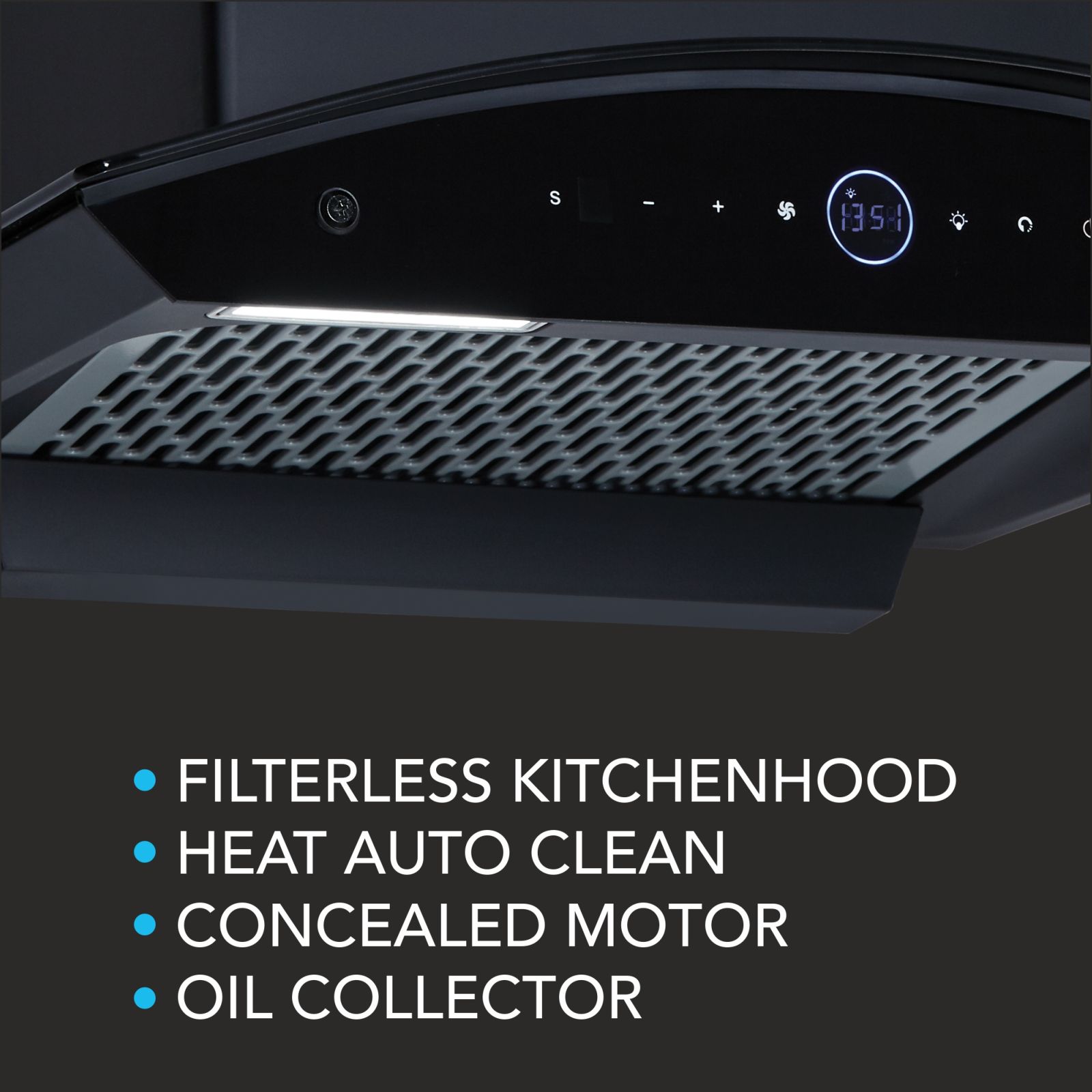 elica PRO PLUS FL BLDC 60cm 1600m3/hr Ducted Auto Clean Wall Mounted Chimney with Motion Sensor Control (Black) elica PRO PLUS FL BLDC 60cm 1600m3/hr Ducted Auto Clean Wall Mounted Chimney with Motion Sensor Control (Black)_6