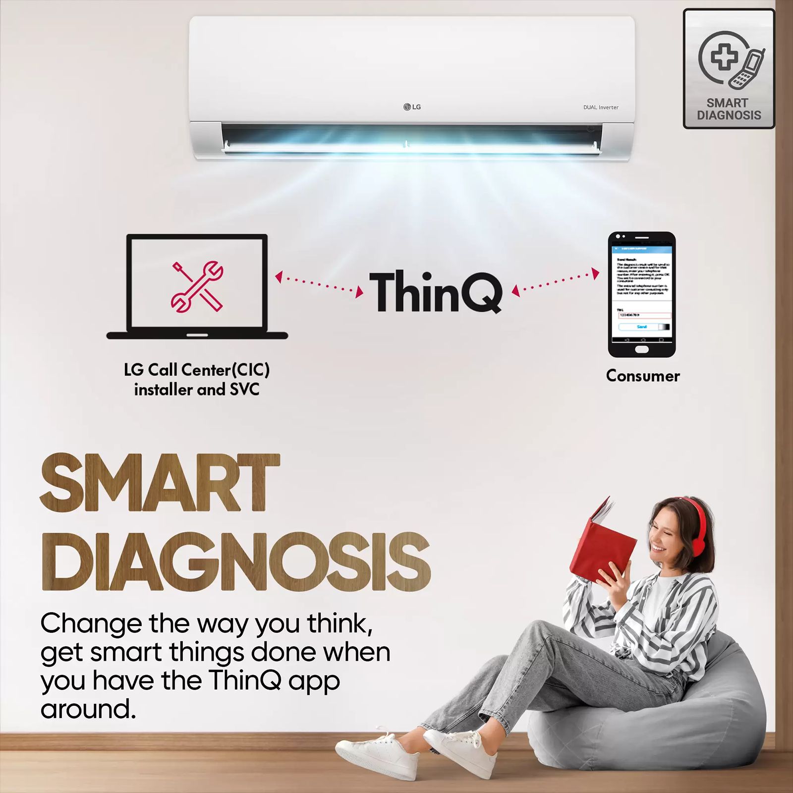LG 6 in 1 Convertible 2 Ton 3 Star Dual Inverter Split AC with 4 Way Swing (2025 Model, Copper Condenser, US-Q24ENXE.ANLG)_10
