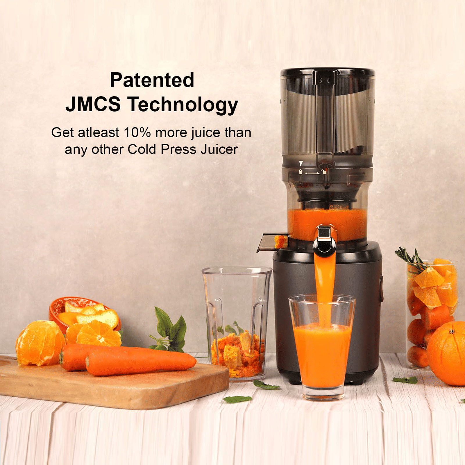 Kuvings Auto 6 GM 200 Watt 2 Jars Cold Press Juicer (Patented JMCS Technology, Black)_6