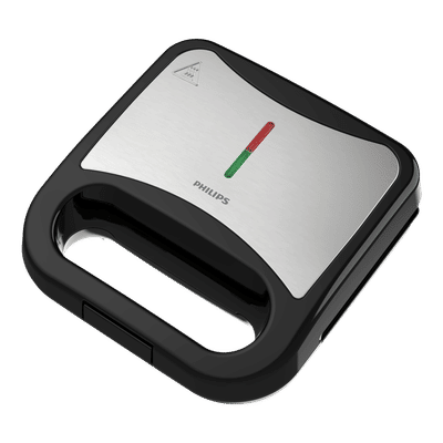 PHILIPS 800W 2 Slice Sandwich Maker with UHD Technology (Black)
