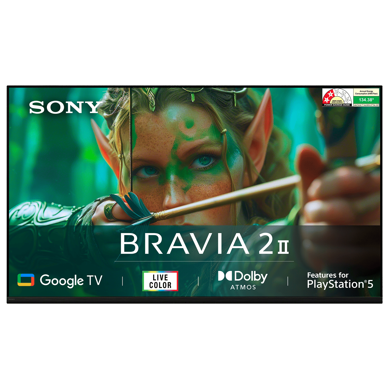 SONY BRAVIA 2 II 109 cm (43 inch) 4K Ultra HD LCD Smart Android TV with Built- in Chromecast (2025 model) SONY BRAVIA 2 II 109 cm (43 inch) 4K Ultra HD LCD Smart Android TV with Built- in Chromecast (2025 model)_1