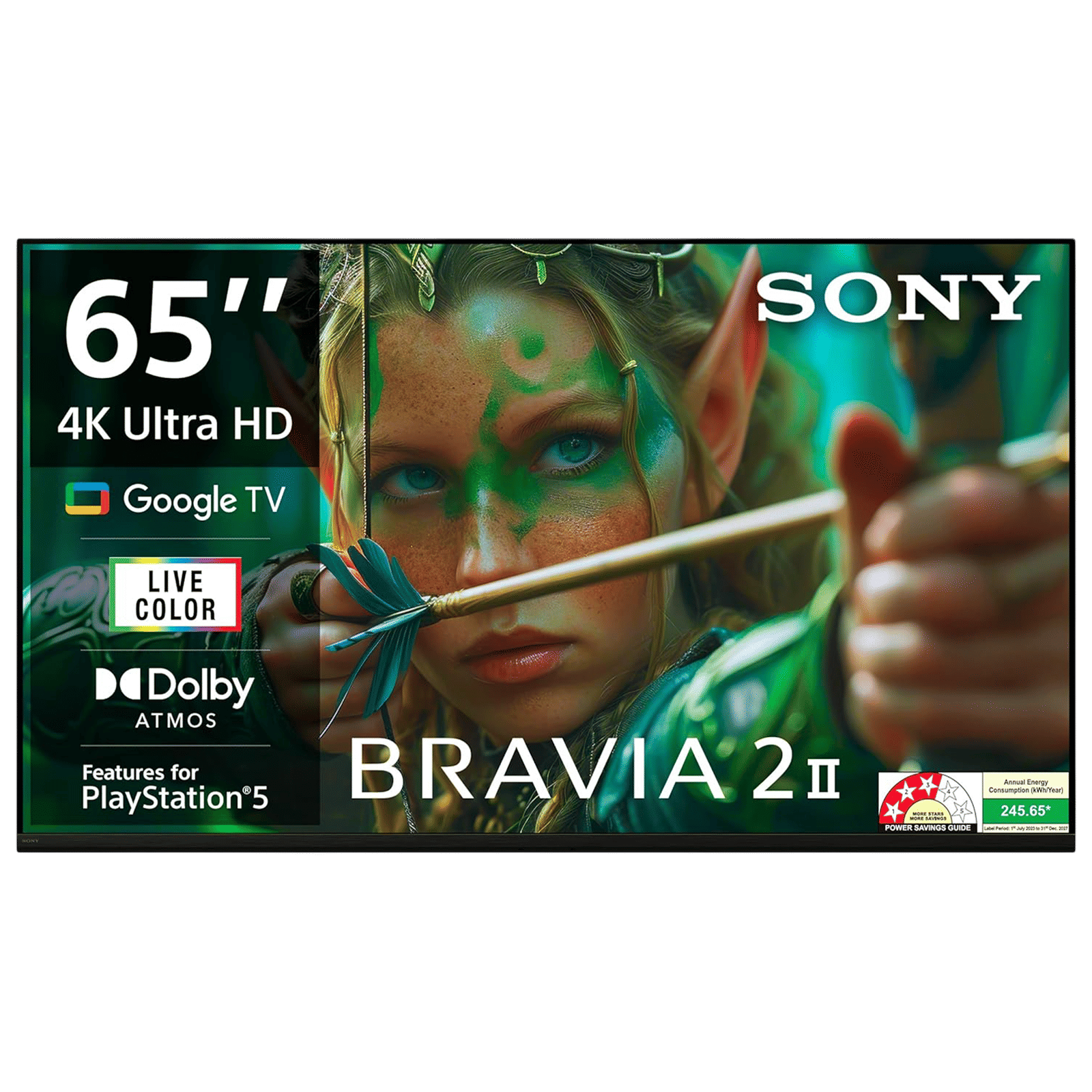 SONY BRAVIA 2 165 cm (65 inch) 4K Ultra HD LED Smart Google TV with Built- in Chromecast (2025 model) SONY BRAVIA 2 165 cm (65 inch) 4K Ultra HD LED Smart Google TV with Built- in Chromecast (2025 model)_1