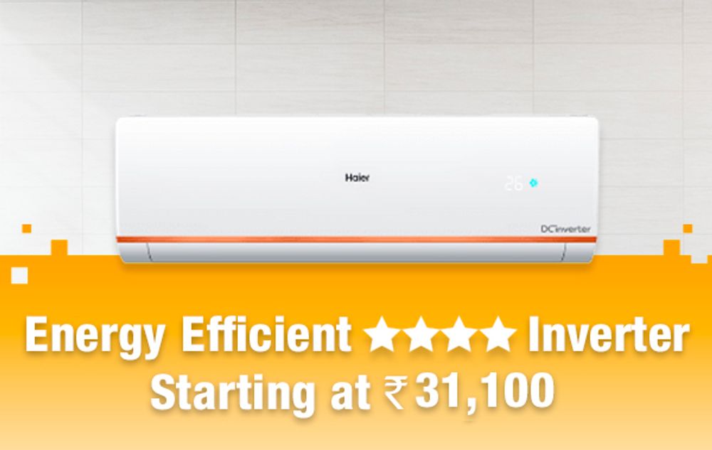 Energy Efficient 4 star Inverter AC's