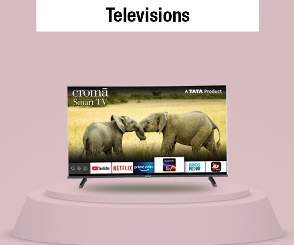 Starting at ₹16,990 Televisions
