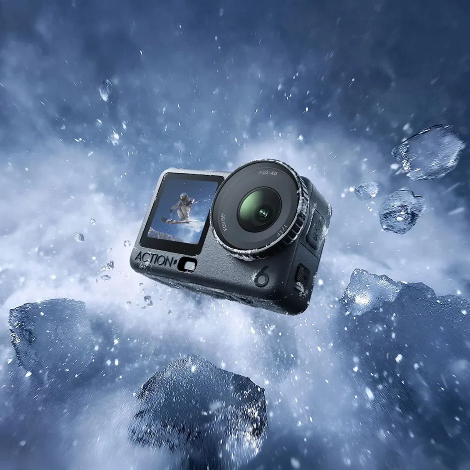 DJI Osmo Action 6 Standard Combo 8k and 38MP 30 FPS Waterproof Sports Action Camera with Variable Aperture (Black)_9