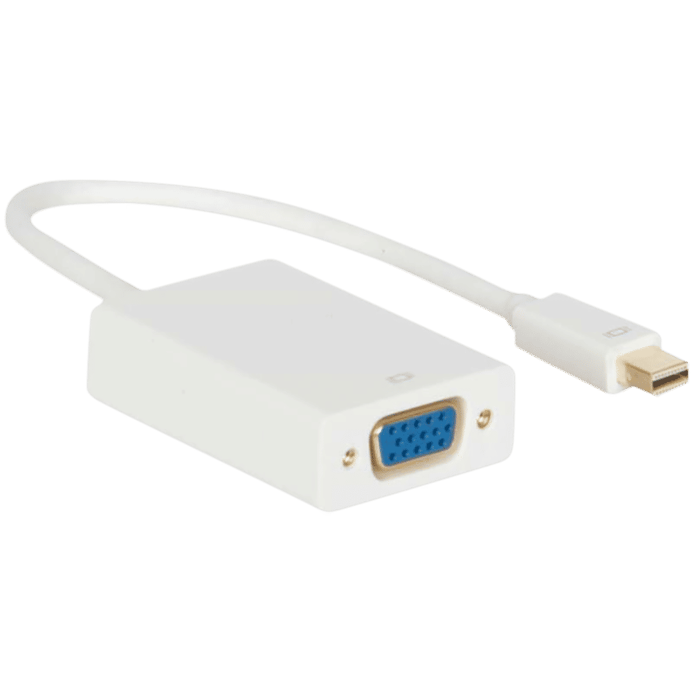 ultraprolink Mini Display Port to VGA Port Adapter (1000 Mbps Speed, White) ultraprolink Mini Display Port to VGA Port Adapter (1000 Mbps Speed, White)_1
