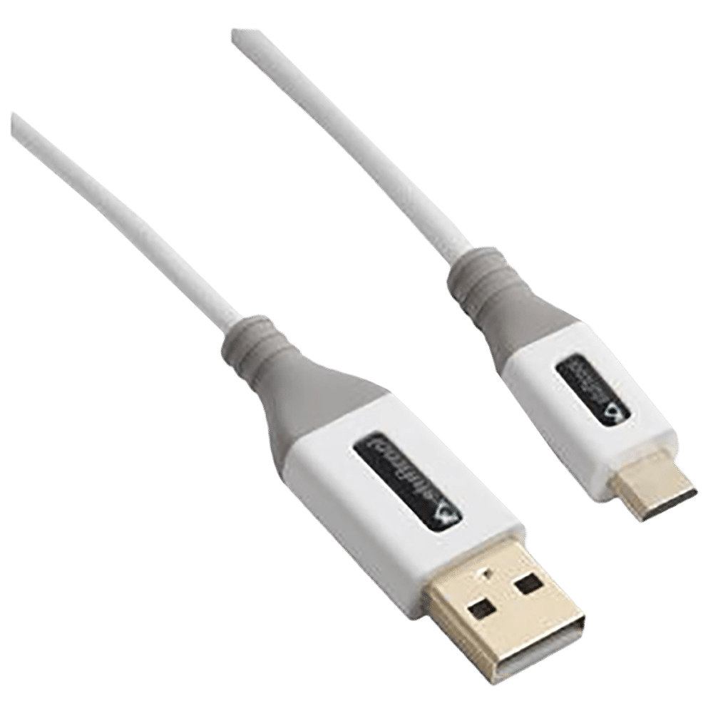 stuffcool Alto Type A to Micro USB 4.9 Feet (1.5M) Cable (Rust Free, White & Grey) stuffcool Alto Type A to Micro USB 4.9 Feet (1.5M) Cable (Rust Free, White & Grey)_7