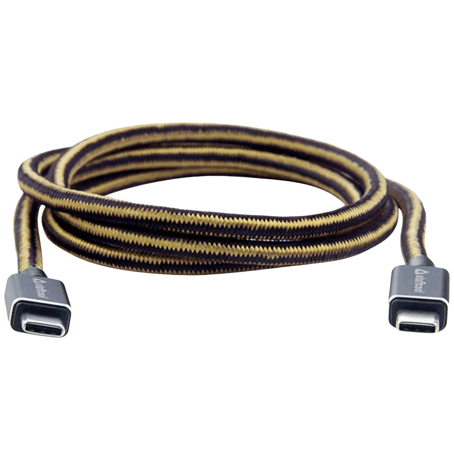 stuffcool KNIGHT-BLK Type C to Type C 3.2 Feet (1M) Cable (Colour Woven Cable, Black) stuffcool KNIGHT-BLK Type C to Type C 3.2 Feet (1M) Cable (Colour Woven Cable, Black)_5
