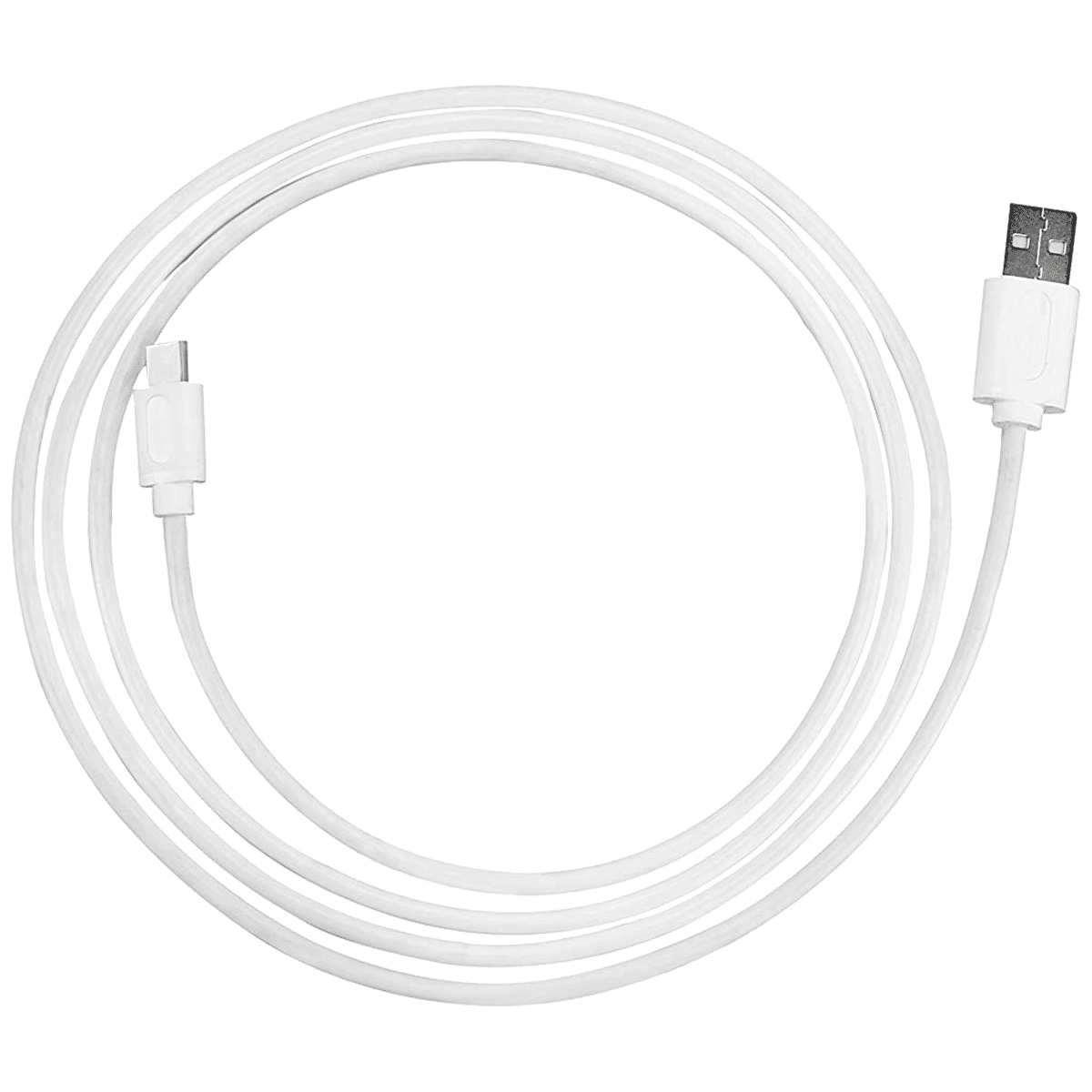 Nextech NC66 Type C to Type C 3.2 Feet (1M) Cable (Tangle Free, White) Nextech NC66 Type C to Type C 3.2 Feet (1M) Cable (Tangle Free, White)_1
