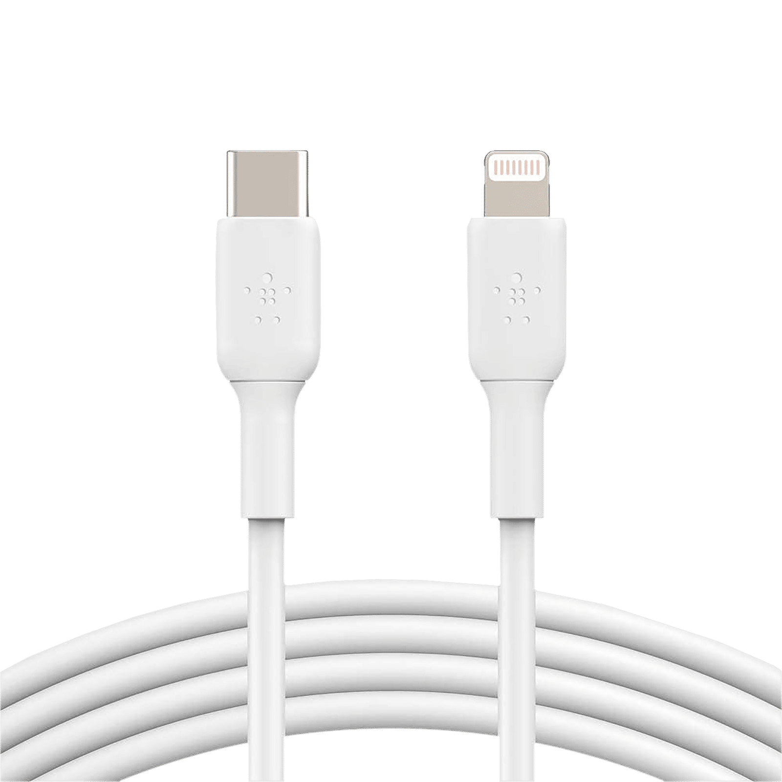 belkin BoostCharge Type C to Lightning Connector 3.3 Feet (1 M) Cable (Withstand 8000+ Bends, White) belkin BoostCharge Type C to Lightning Connector 3.3 Feet (1 M) Cable (Withstand 8000+ Bends, White)_1