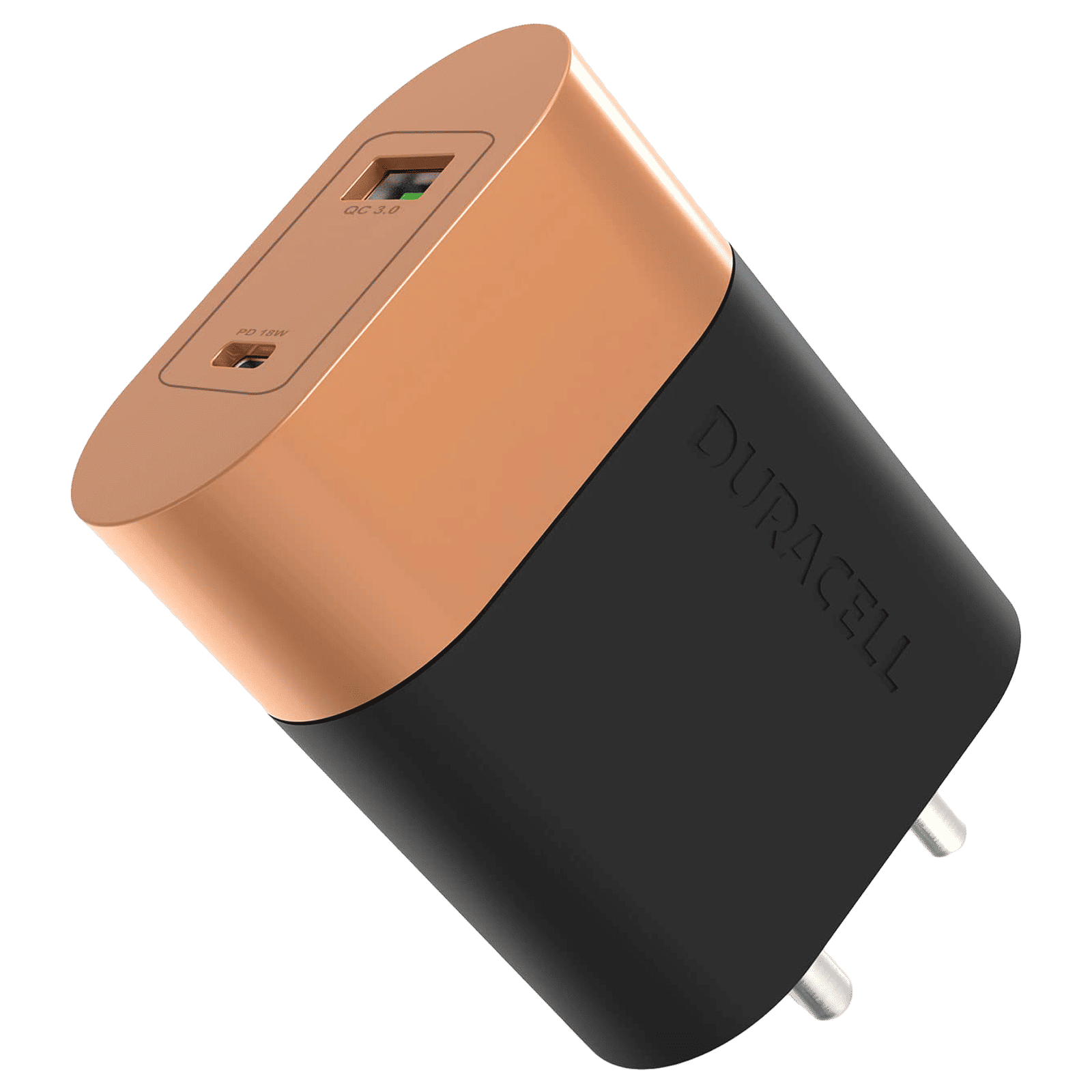 Duracell 36W Type A and Type C 2-Port Fast Charger (Adapter Only, Black) Duracell 36W Type A and Type C 2-Port Fast Charger (Adapter Only, Black)_1