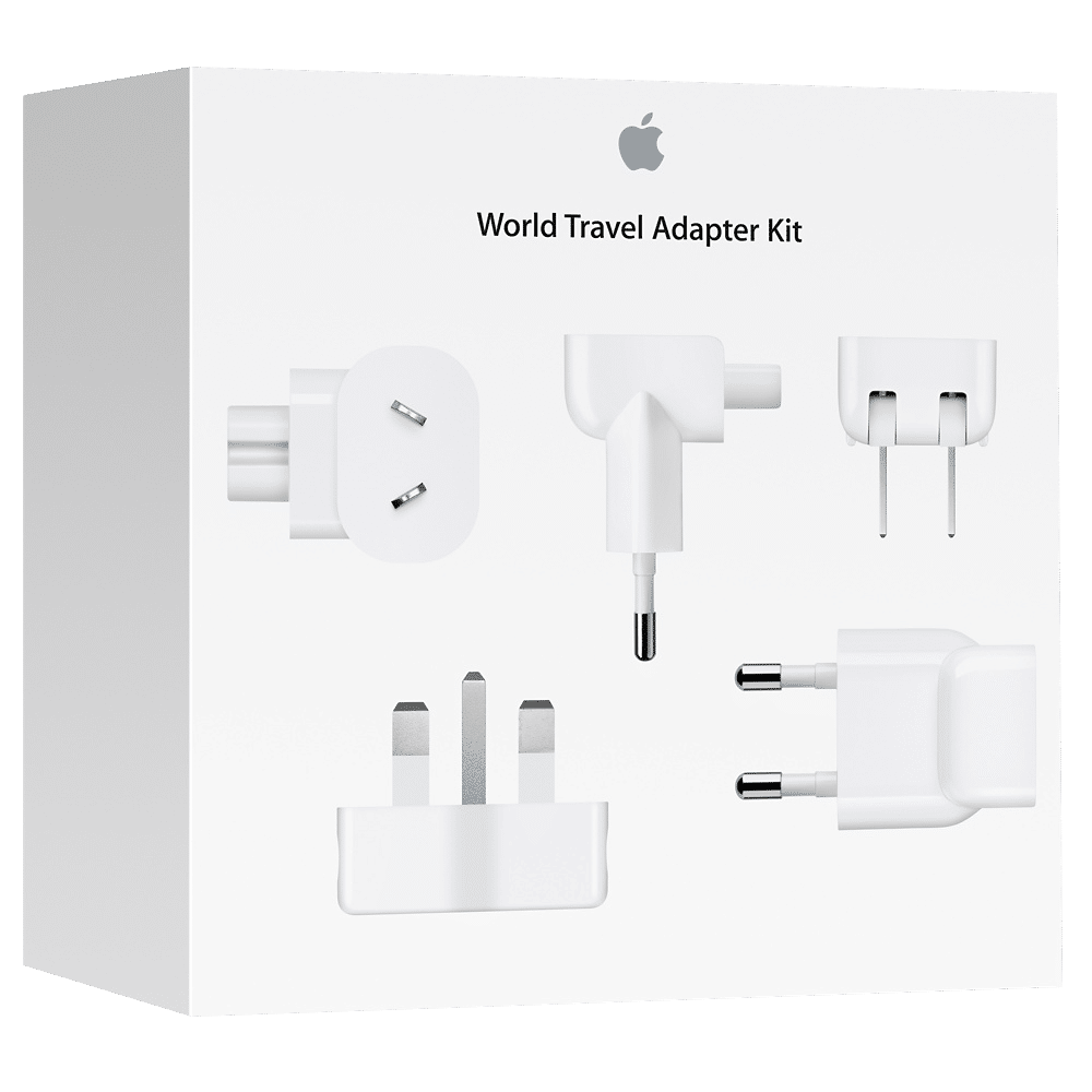 Apple Travel Adapter Kit (Set of Seven AC Plugs, MD837ZM/A, White)_1