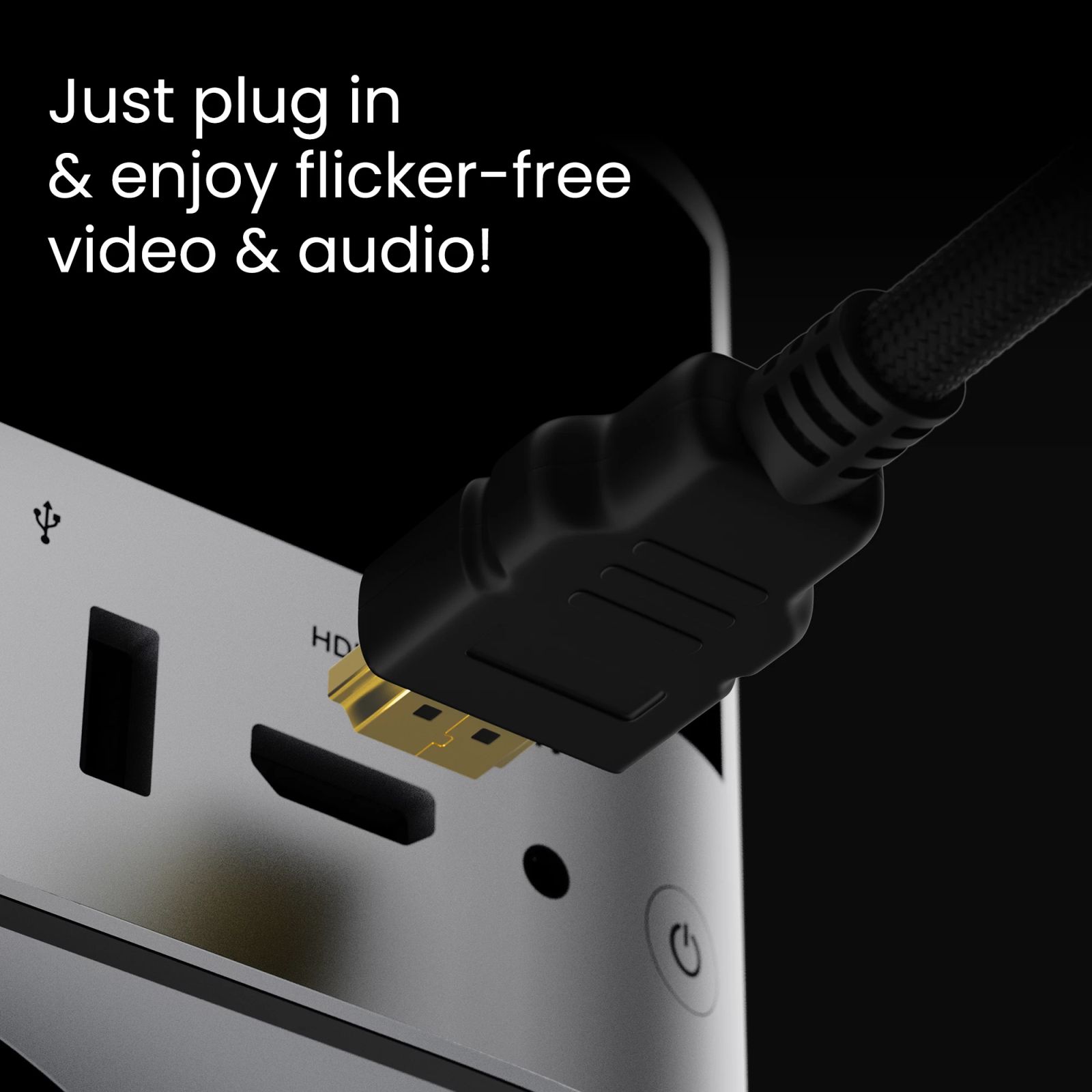 ambrane AHDMS-15 HDMI (Type A) to HDMI (Type A) Cable (Crystal Clear 4K Resolution, Black) ambrane AHDMS-15 HDMI (Type A) to HDMI (Type A) Cable (Crystal Clear 4K Resolution, Black)_10