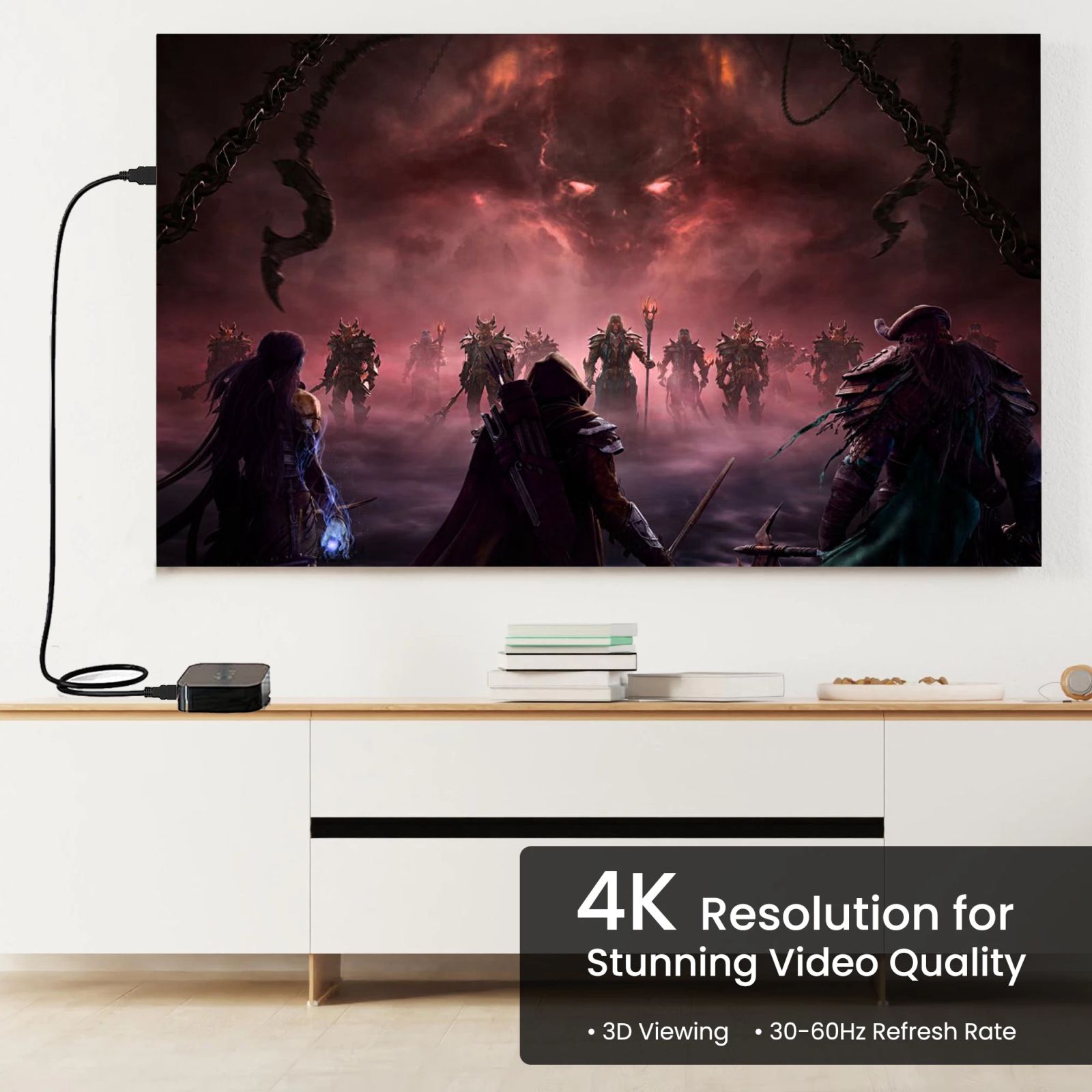 ambrane AHDMS-15 HDMI (Type A) to HDMI (Type A) Cable (Crystal Clear 4K Resolution, Black) ambrane AHDMS-15 HDMI (Type A) to HDMI (Type A) Cable (Crystal Clear 4K Resolution, Black)_7