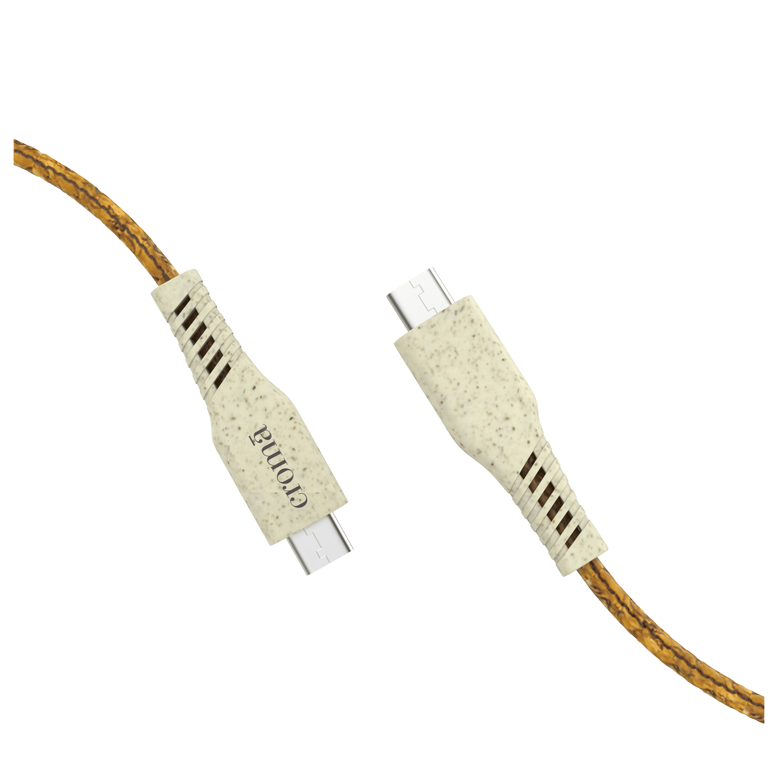 Croma Eco Type C to C 3.9 Feet (1.2M) Charging Cable (Biodegradable Material, Brown)_4