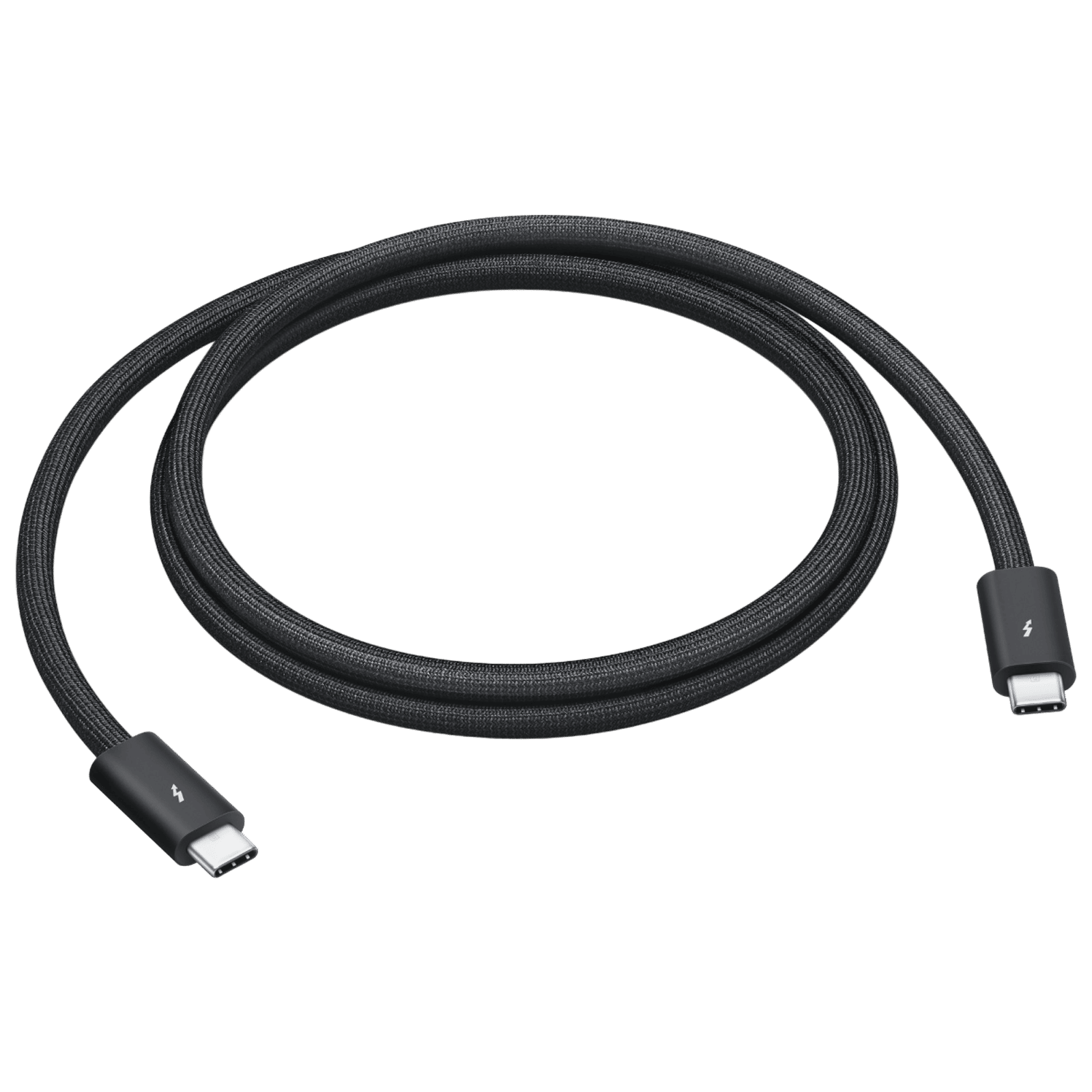 Apple Thunderbolt 5 Pro Type C to Type C 3.2 Feet (1M) Cable (Braided Design, Black)_1