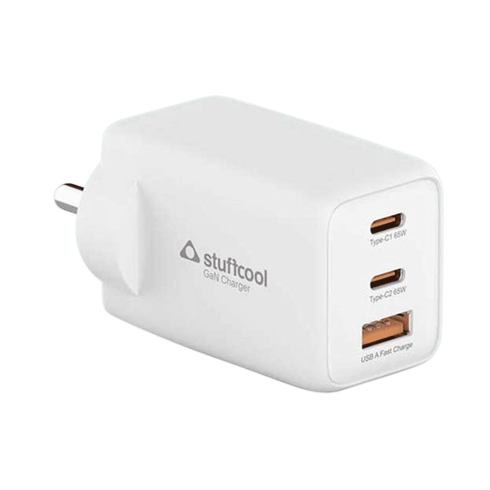 Stuffcool Numen 65W Type A & Type C 3-Port Fast Charger (Adapter Only, Short Circuit Protection, White) Stuffcool Numen 65W Type A & Type C 3-Port Fast Charger (Adapter Only, Short Circuit Protection, White)_1
