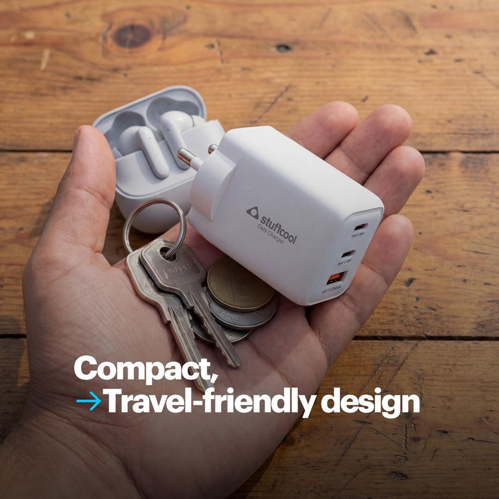 Stuffcool Numen 65W Type A & Type C 3-Port Fast Charger (Adapter Only, Short Circuit Protection, White) Stuffcool Numen 65W Type A & Type C 3-Port Fast Charger (Adapter Only, Short Circuit Protection, White)_11