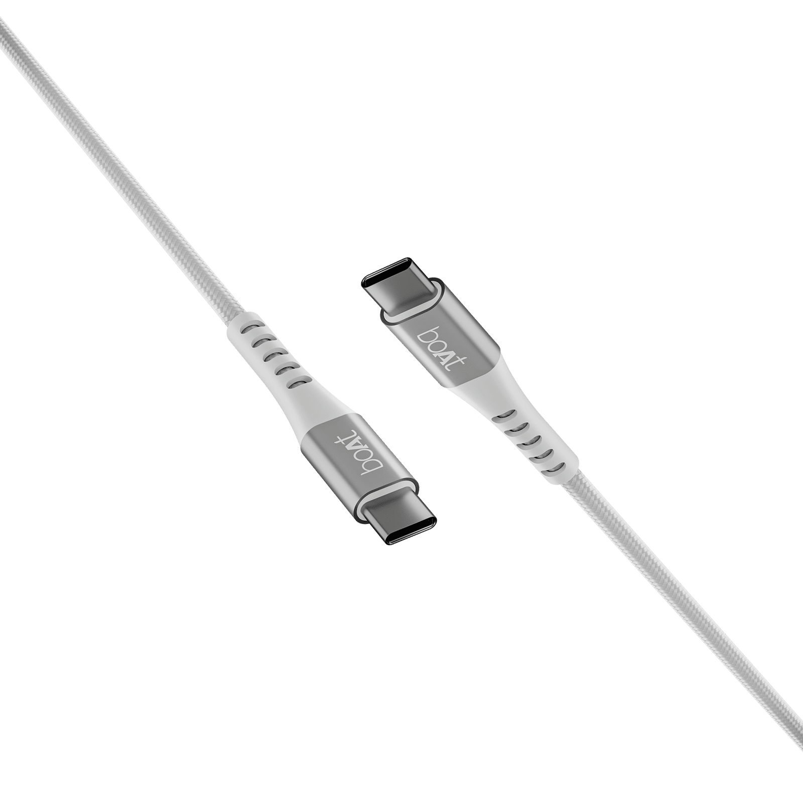boAt C600 Type C to Type C 4.92 Feet (1.5 M) Cable (Nylon Braided, White)_1