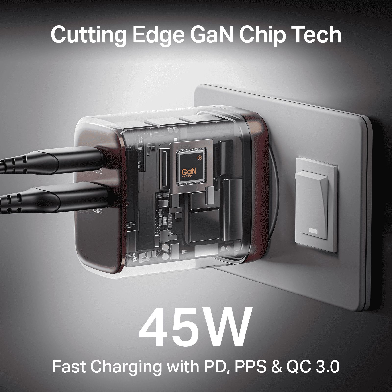 boAt 45W Type A & Type C 2-Port Fast Charger (Adapter Only, 12-Layer Smart IC Protection, Monarch Red) boAt 45W Type A & Type C 2-Port Fast Charger (Adapter Only, 12-Layer Smart IC Protection, Monarch Red)_4