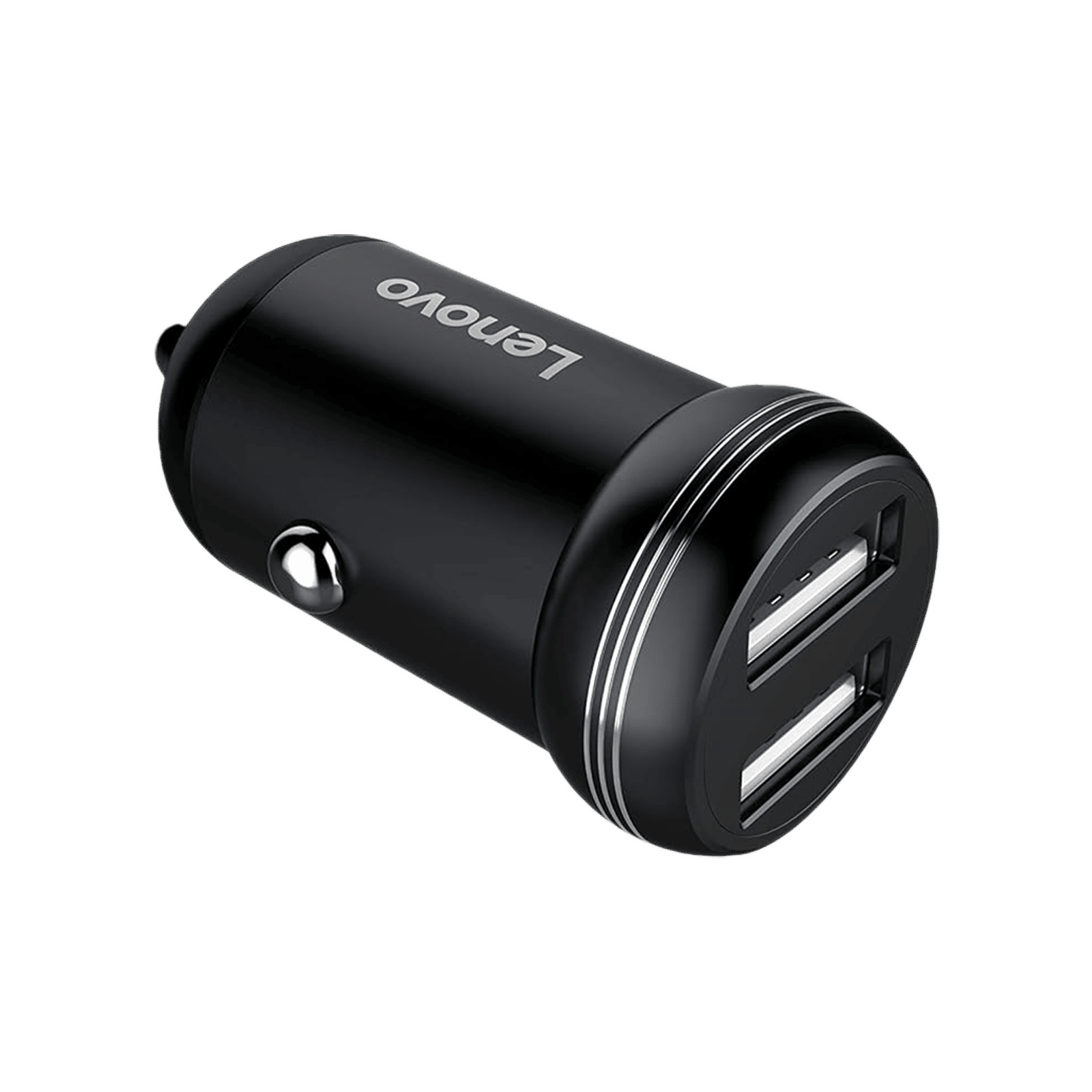 Lenovo 90 Watts 2 USB Ports Car Charging Adapter (Intelligent Fast Charging, HC11, Black)_2
