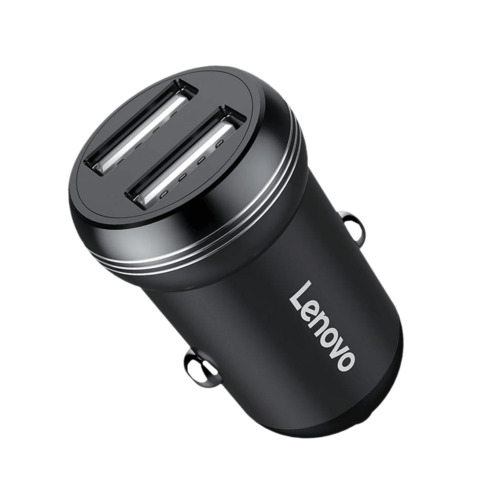 Lenovo 90 Watts 2 USB Ports Car Charging Adapter (Intelligent Fast Charging, HC11, Black)_3