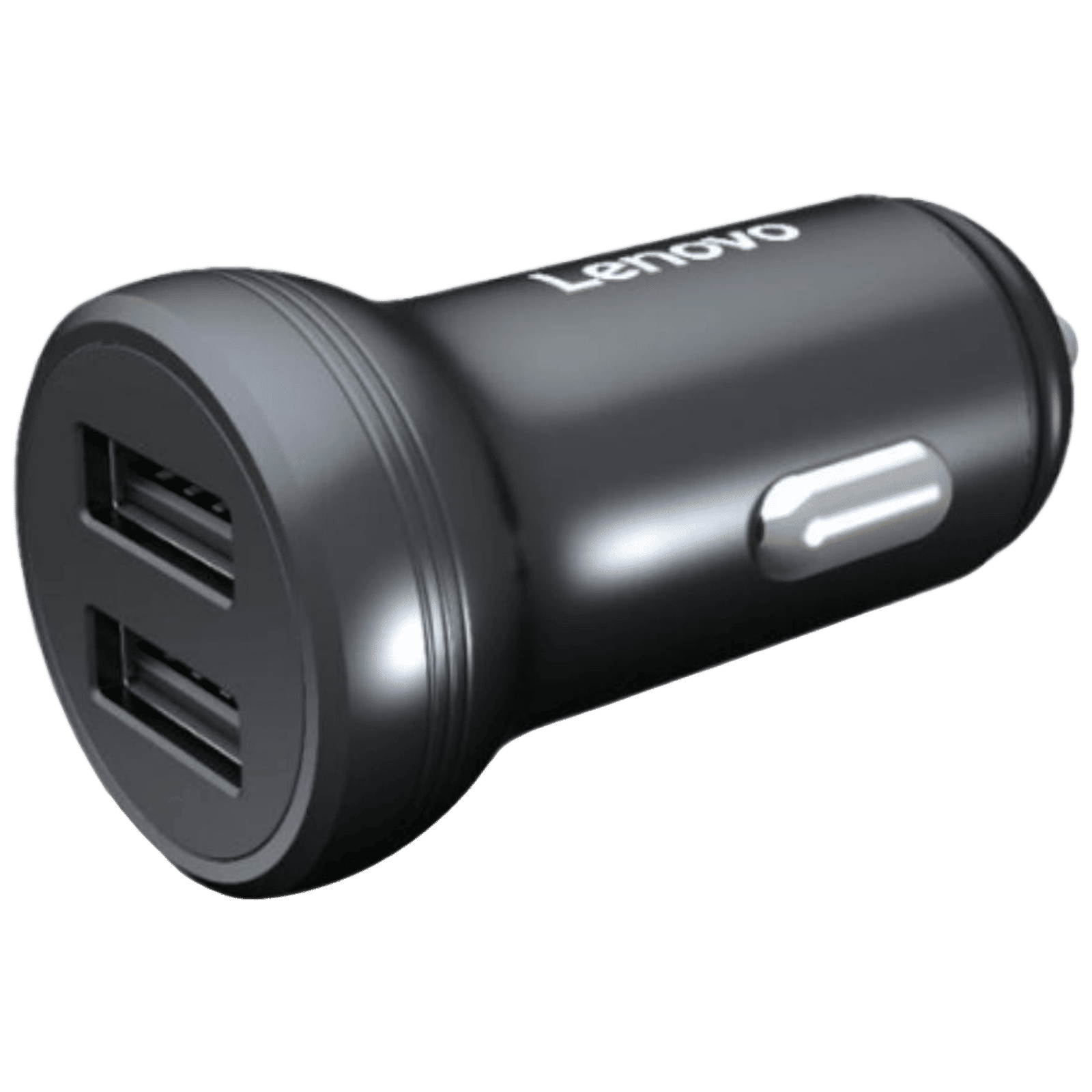 Lenovo 90 Watts 2 USB Ports Car Charging Adapter (Intelligent Fast Charging, HC11, Black)_1